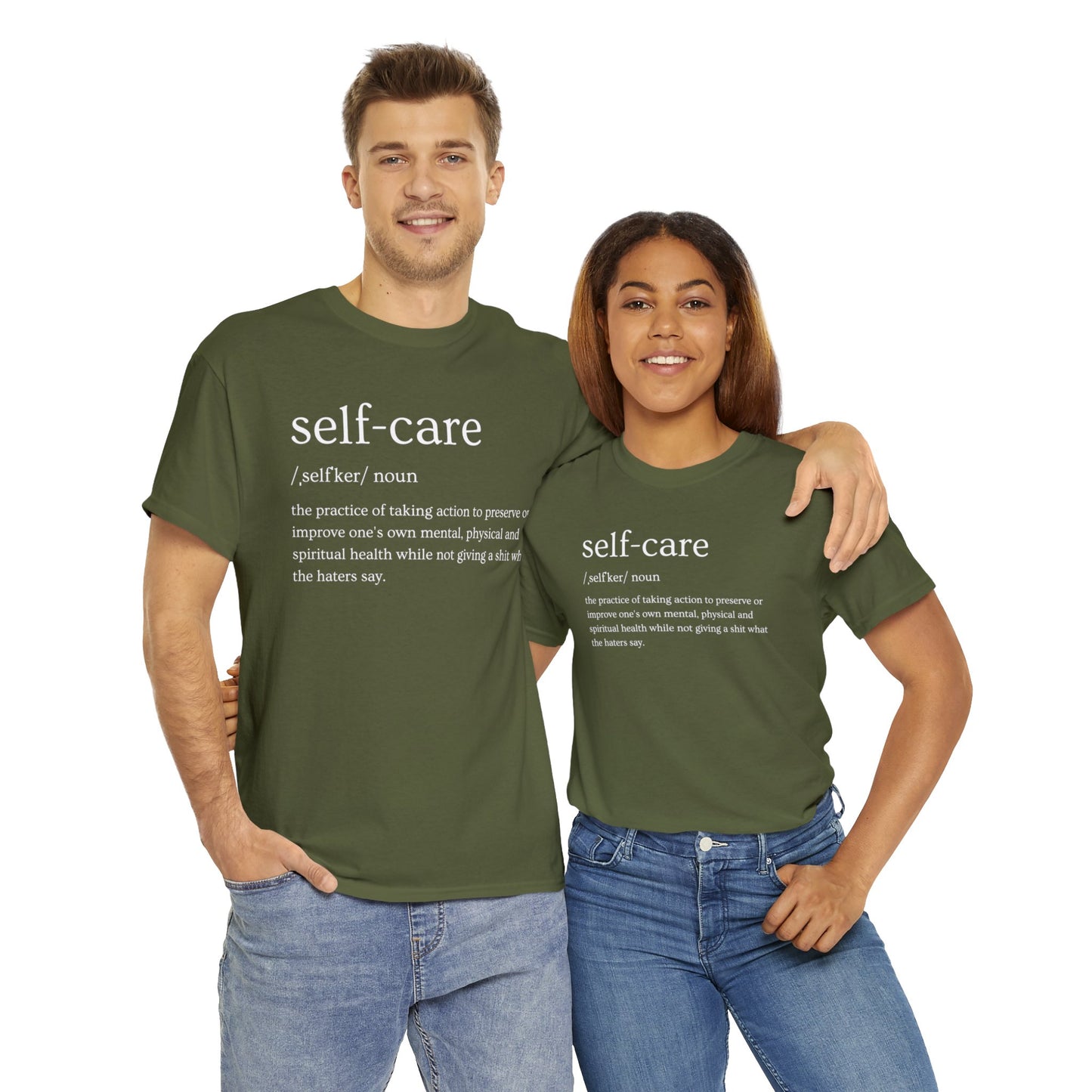 "Self Care" Definition- (Unisex Heavy Cotton Tee)