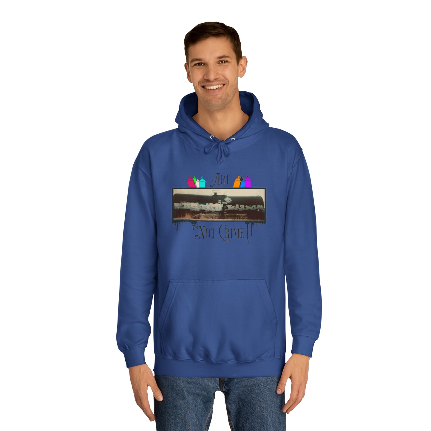 Art Not Crime- (Hoodie) Casino and Wizdom Freight Train. Circa: 2001