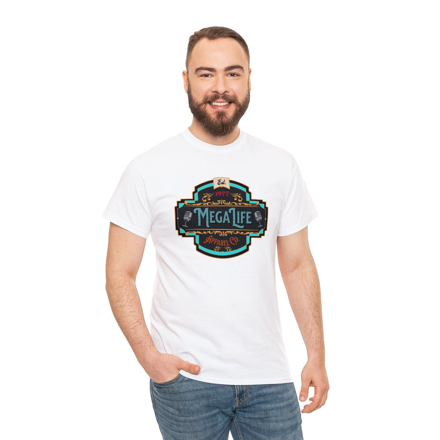 MegaLife- (Unisex Heavy Cotton Tee)