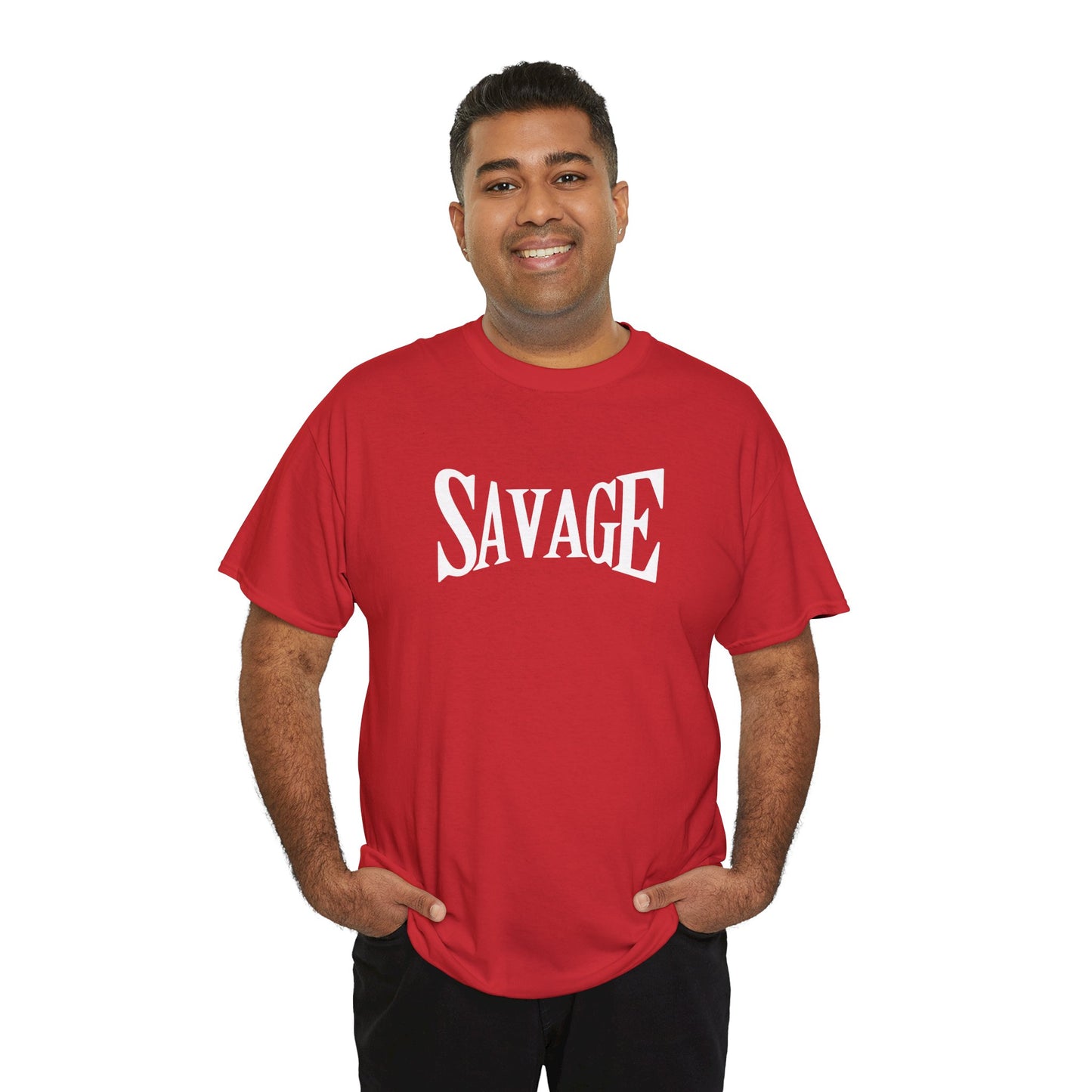 Savage- (Unisex Heavy Cotton Tee)