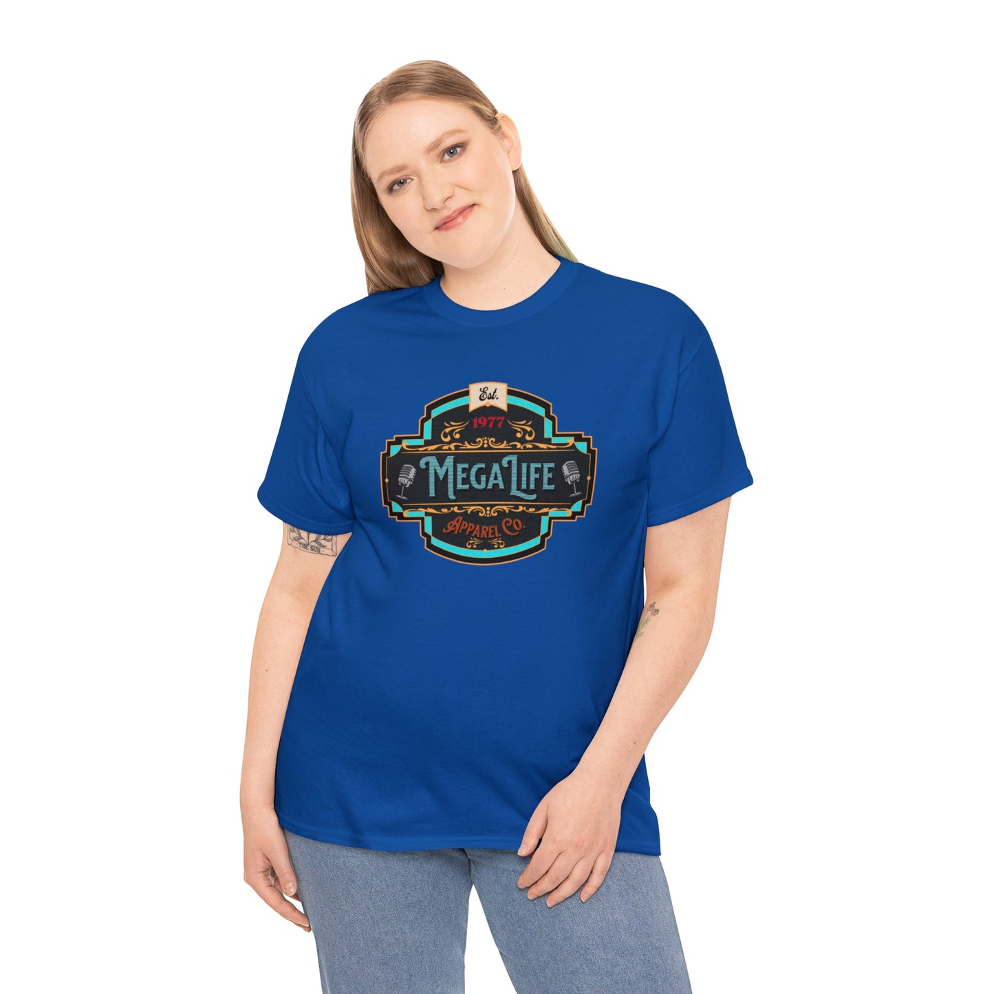 MegaLife- (Unisex Heavy Cotton Tee)