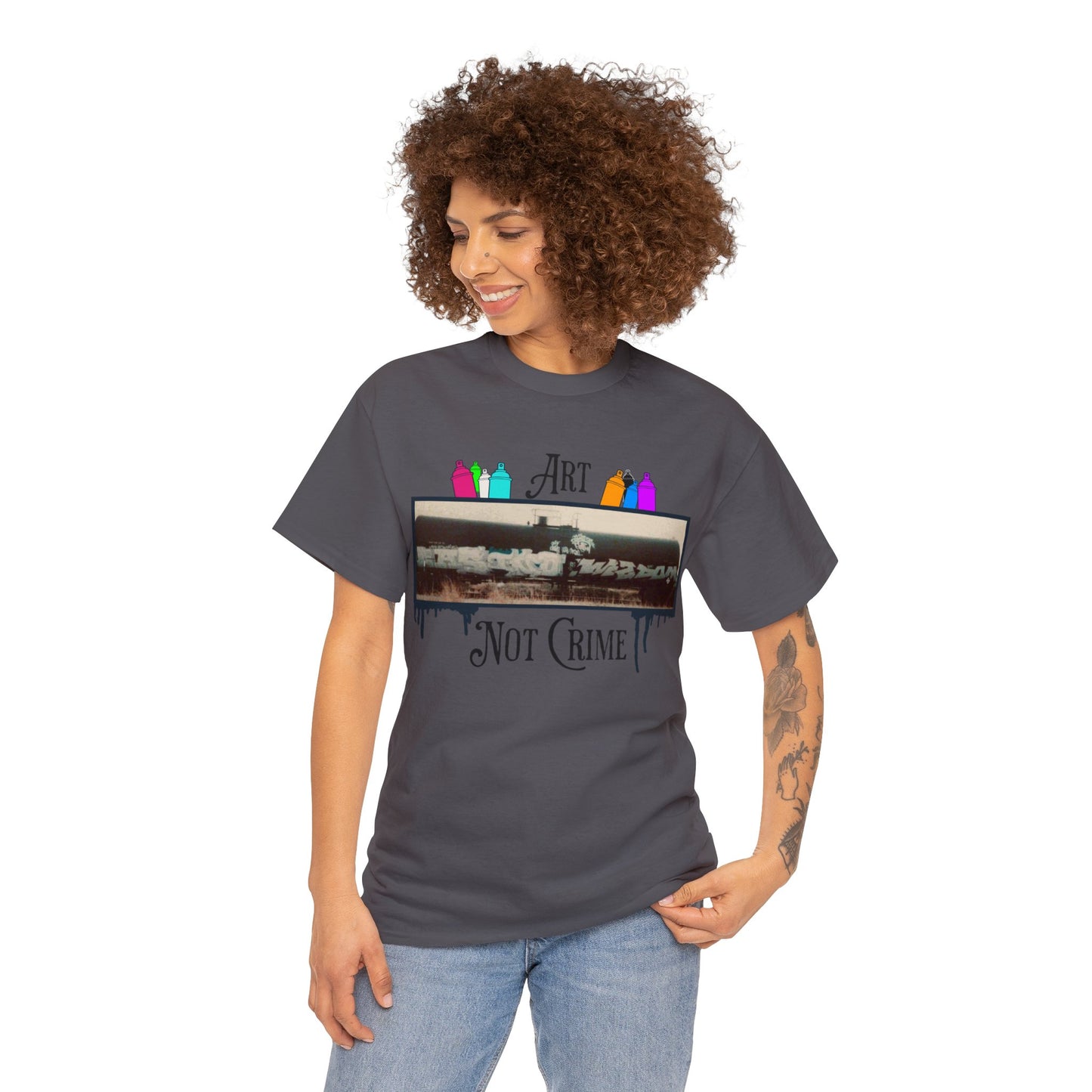 Art Not Crime- Casino and Wizdom Freight Train. Circa 2001 T-Shirt