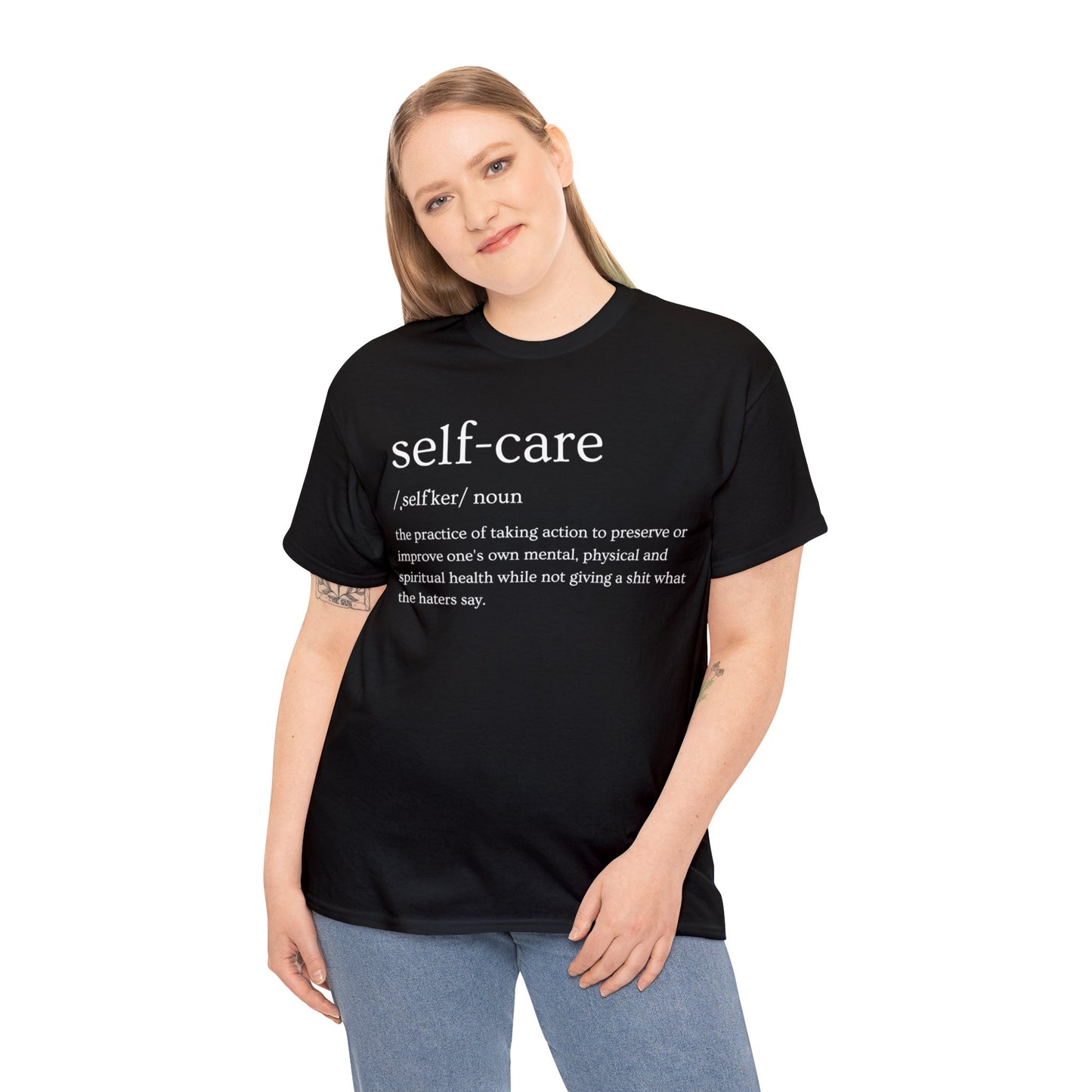 "Self Care" Definition- (Unisex Heavy Cotton Tee)