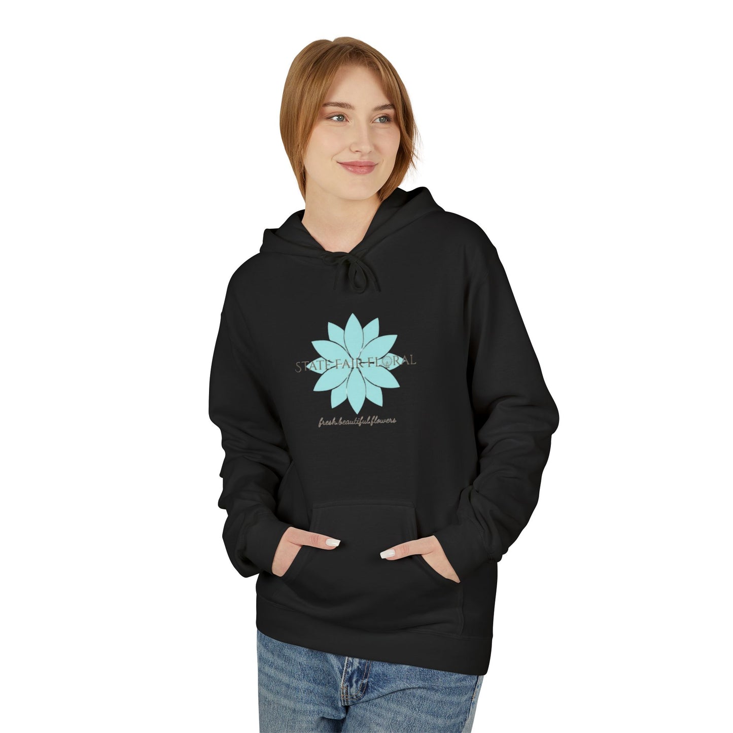 State Fair Floral Hoodie - "Are You Smellin What We’re Sellin?" Unisex Midweight Fleece
