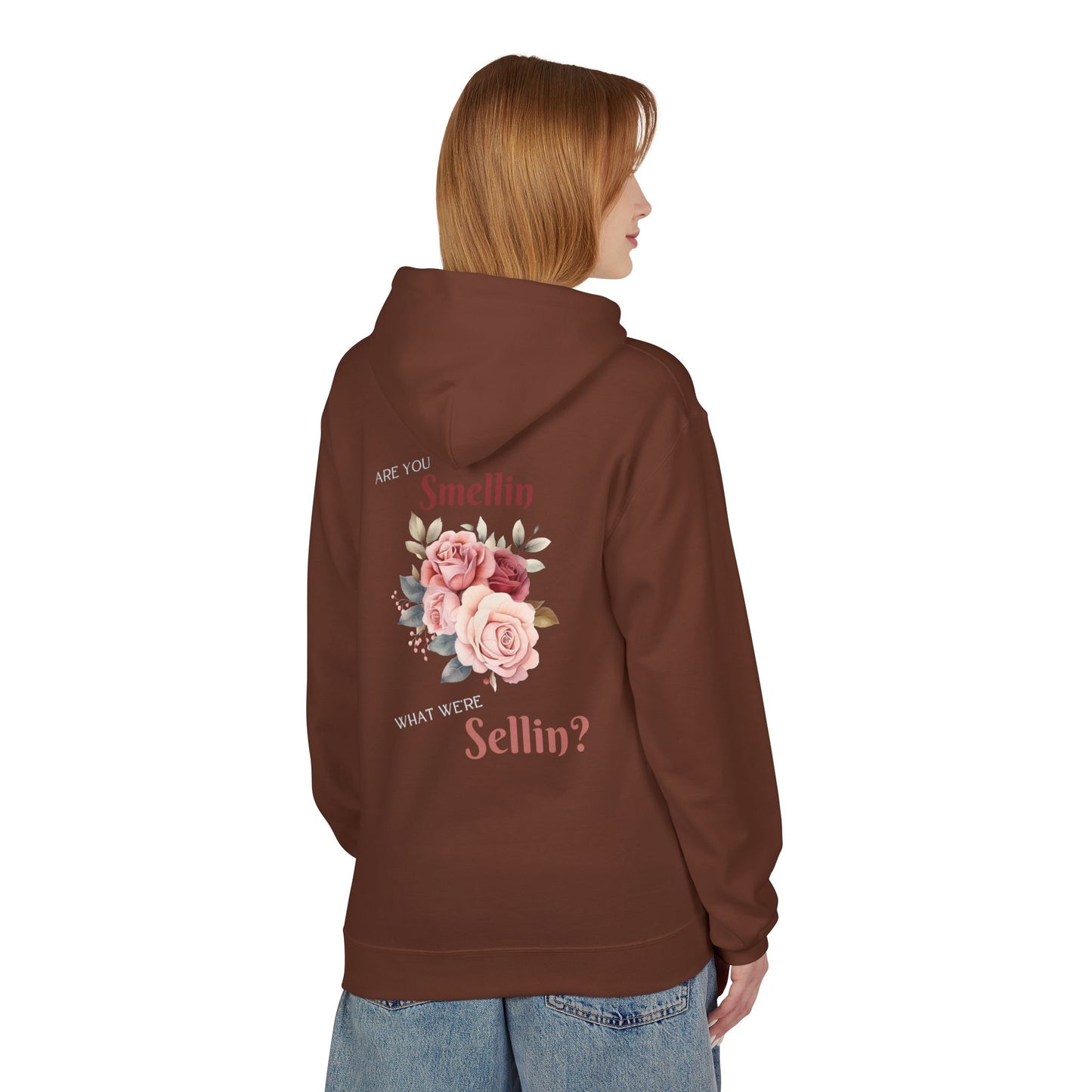 State Fair Floral Hoodie - "Are You Smellin What We’re Sellin?" Unisex Midweight Fleece