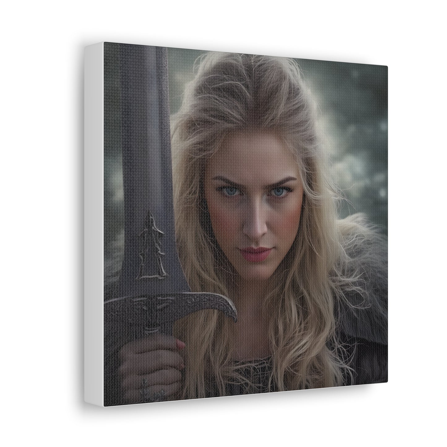 The Mighty Freydis Viking Warrior- Canvas Wall Art