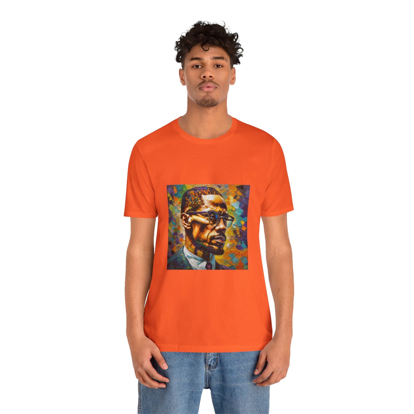 “Malcom X” (Unisex Jersey Short Sleeve Tee)