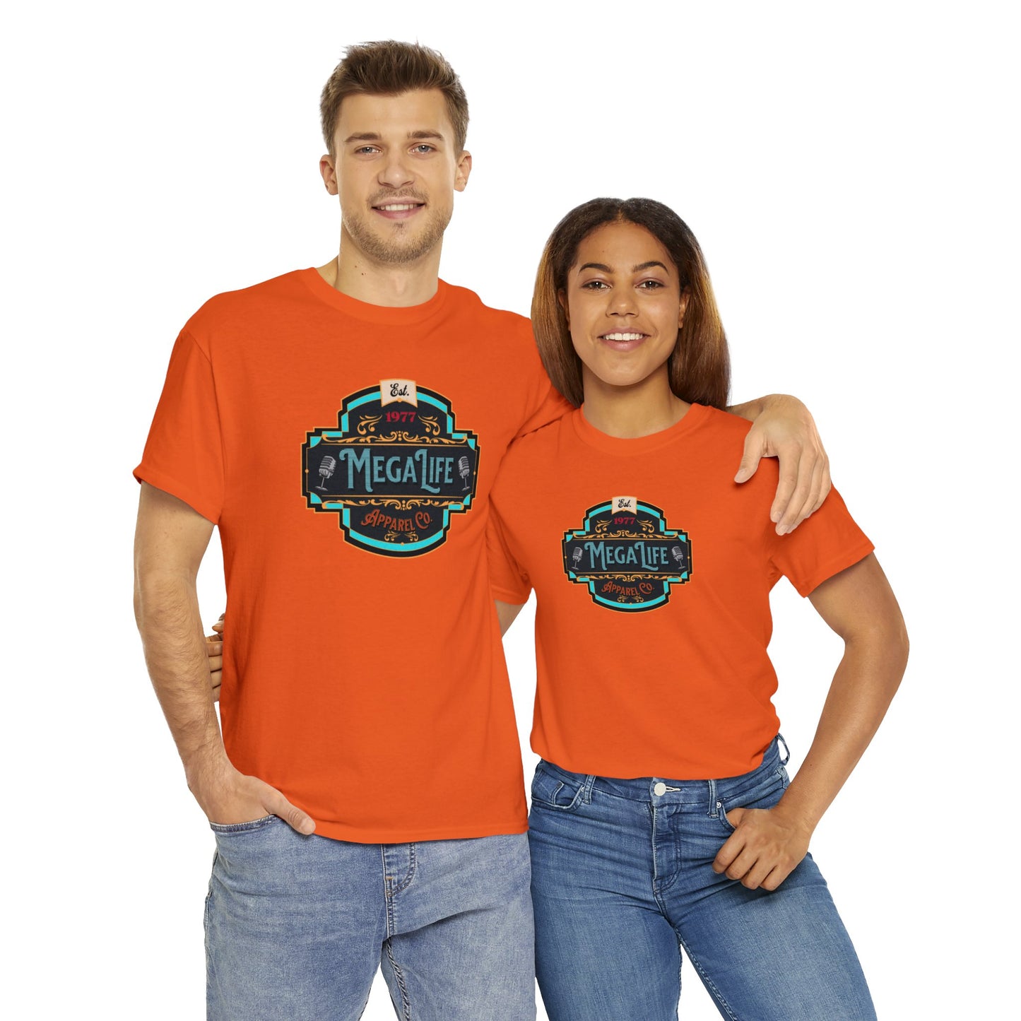 MegaLife- (Unisex Heavy Cotton Tee)