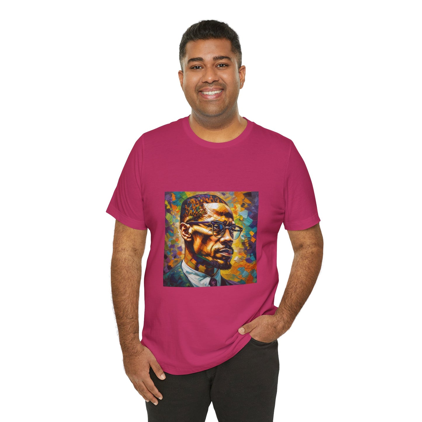 “Malcom X” (Unisex Jersey Short Sleeve Tee)