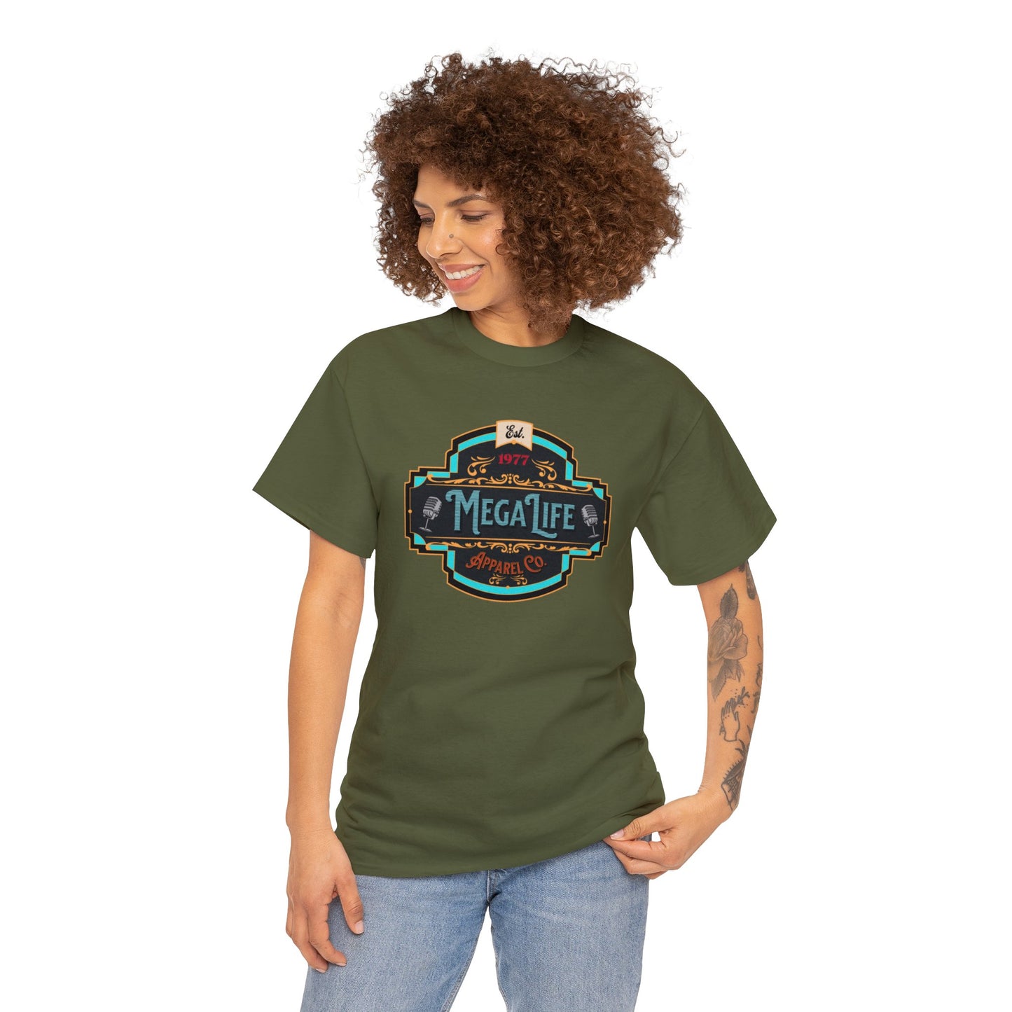 MegaLife- (Unisex Heavy Cotton Tee)