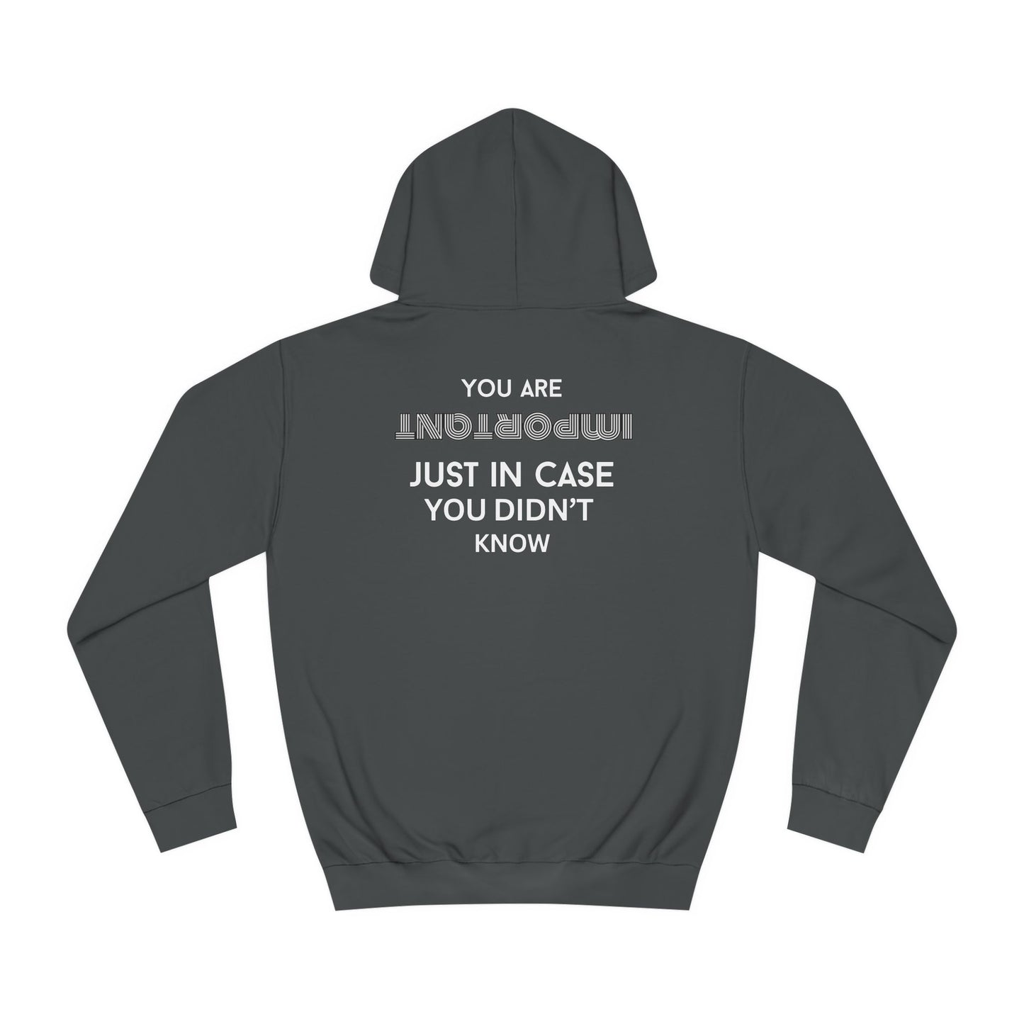You Are Important- College Hoodie