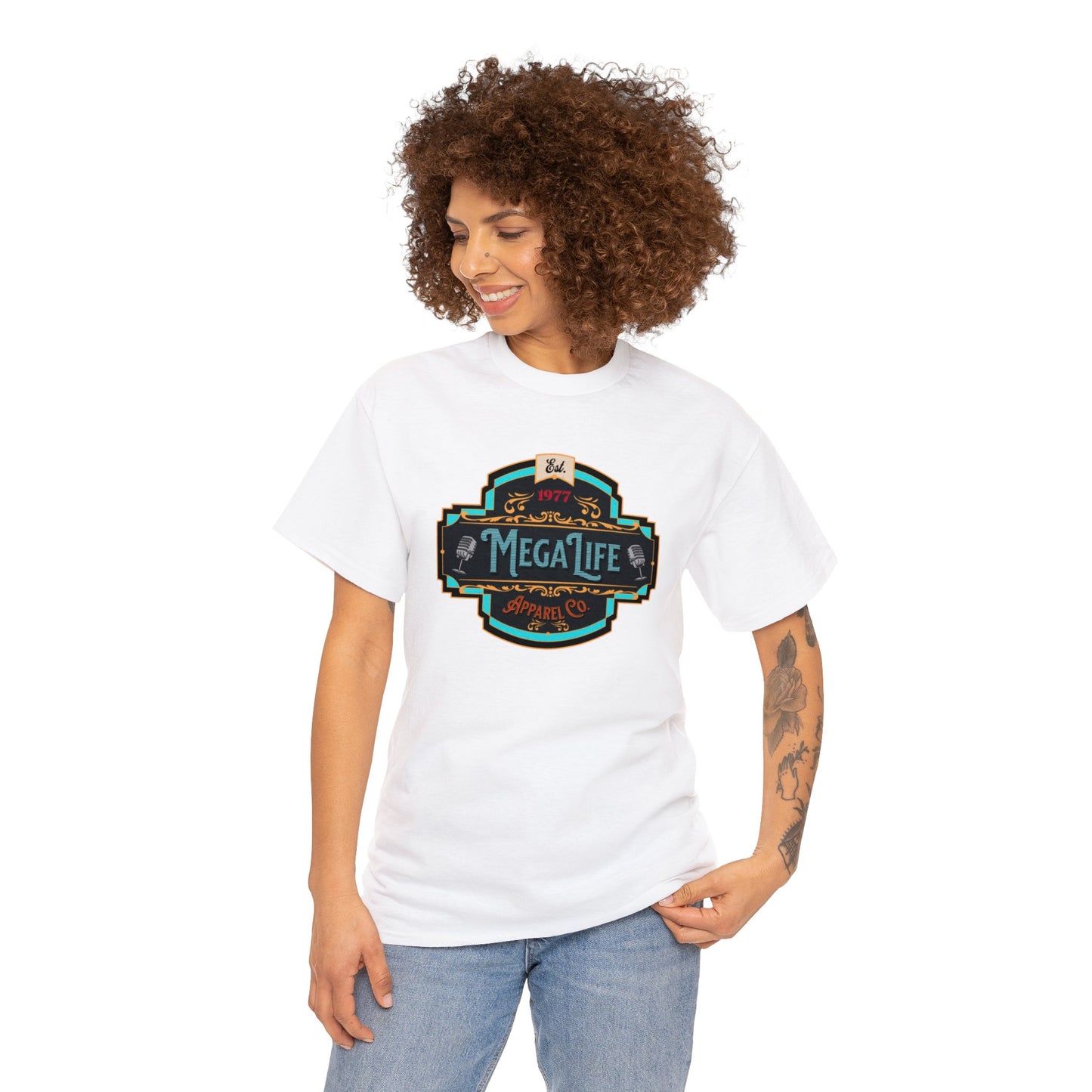 MegaLife- (Unisex Heavy Cotton Tee)