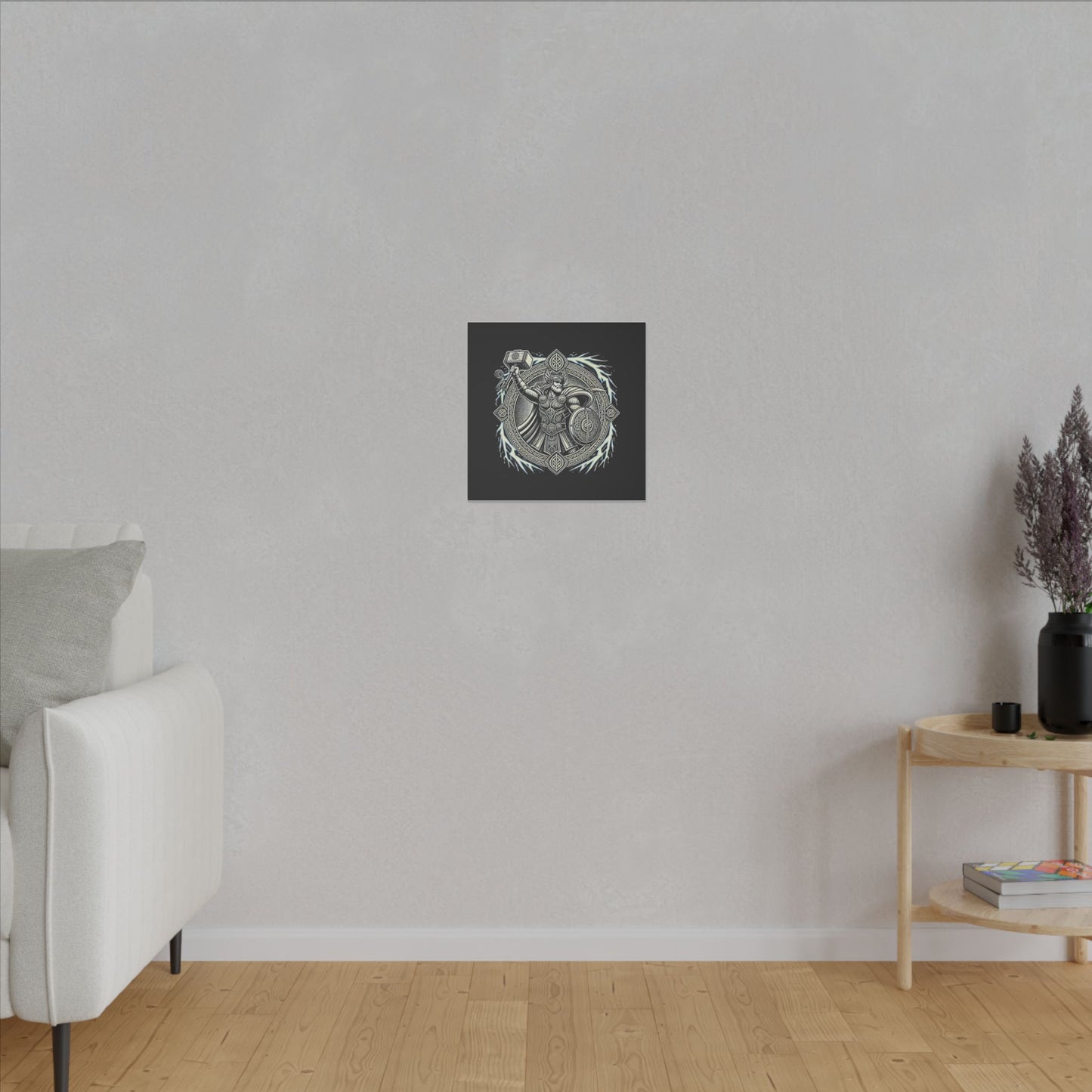 Canvas Print - Thor and His Hammer, We Don't Fear The Storm, We Are The Storm