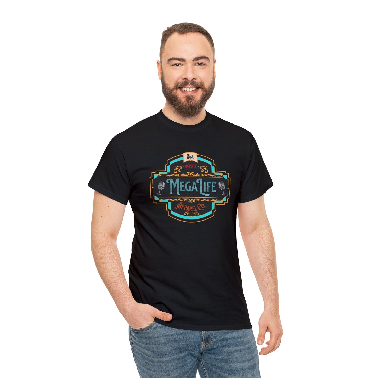 MegaLife- (Unisex Heavy Cotton Tee)