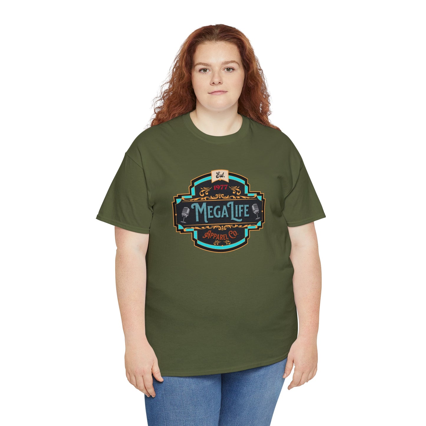 MegaLife- (Unisex Heavy Cotton Tee)