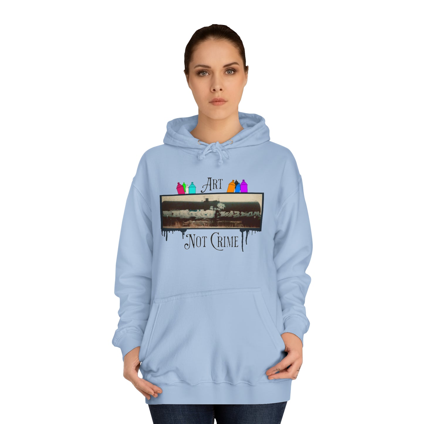 Art Not Crime- (Hoodie) Casino and Wizdom Freight Train. Circa: 2001