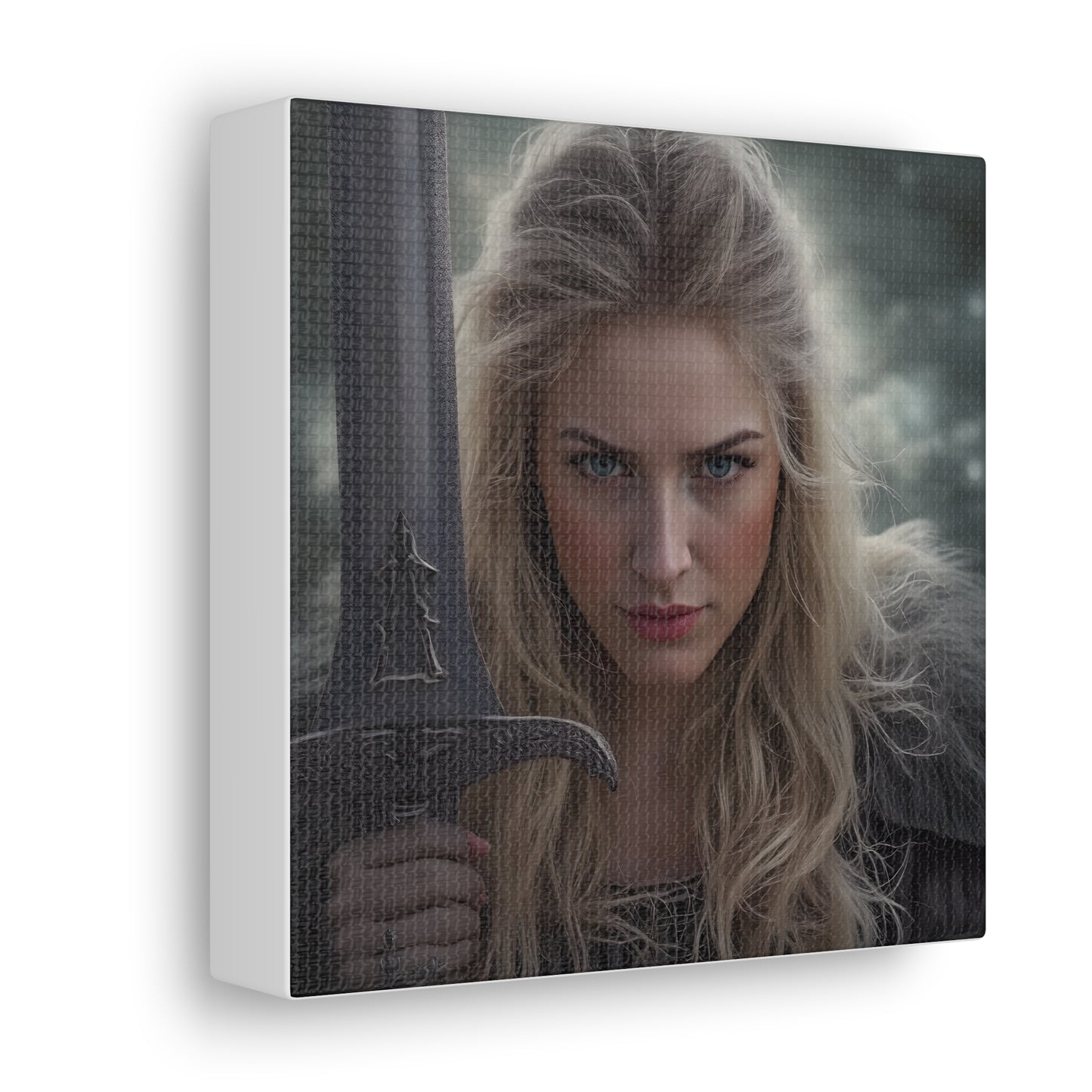 The Mighty Freydis Viking Warrior- Canvas Wall Art