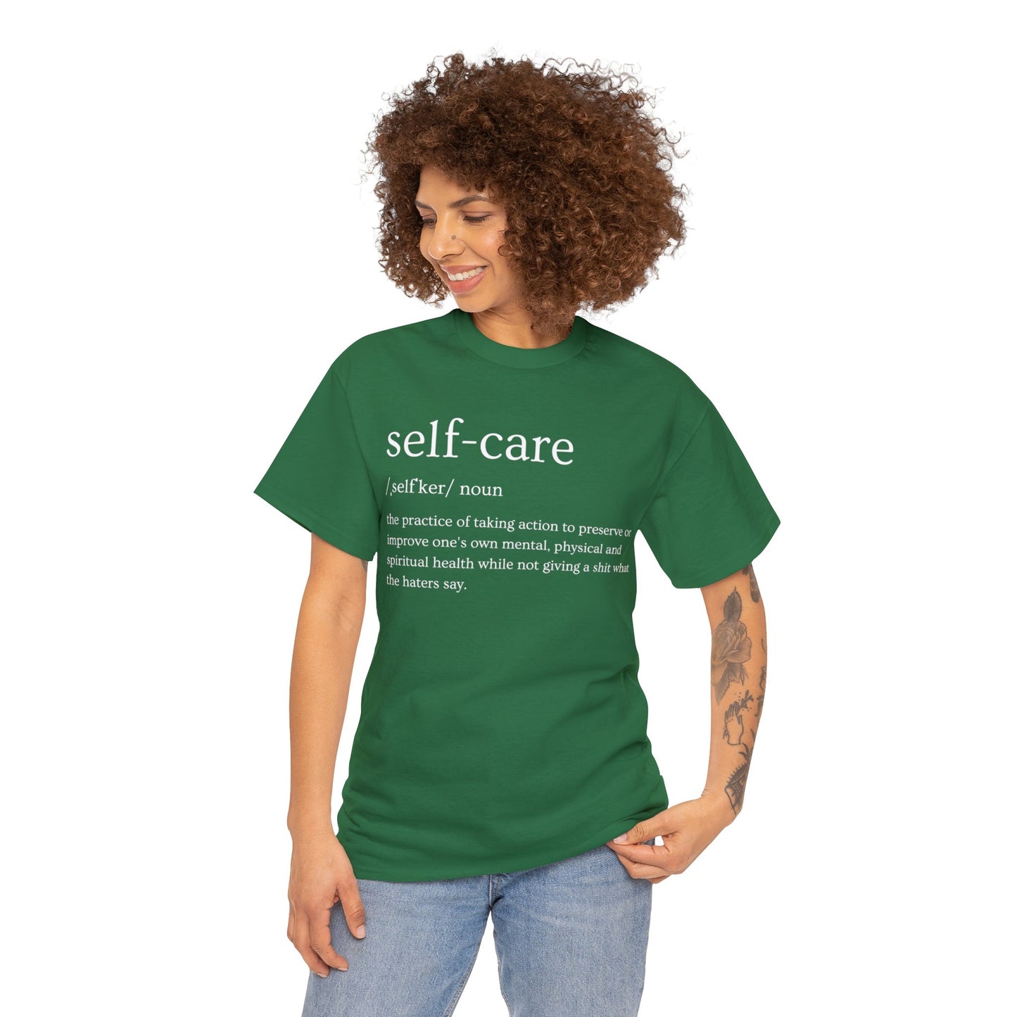 "Self Care" Definition- (Unisex Heavy Cotton Tee)