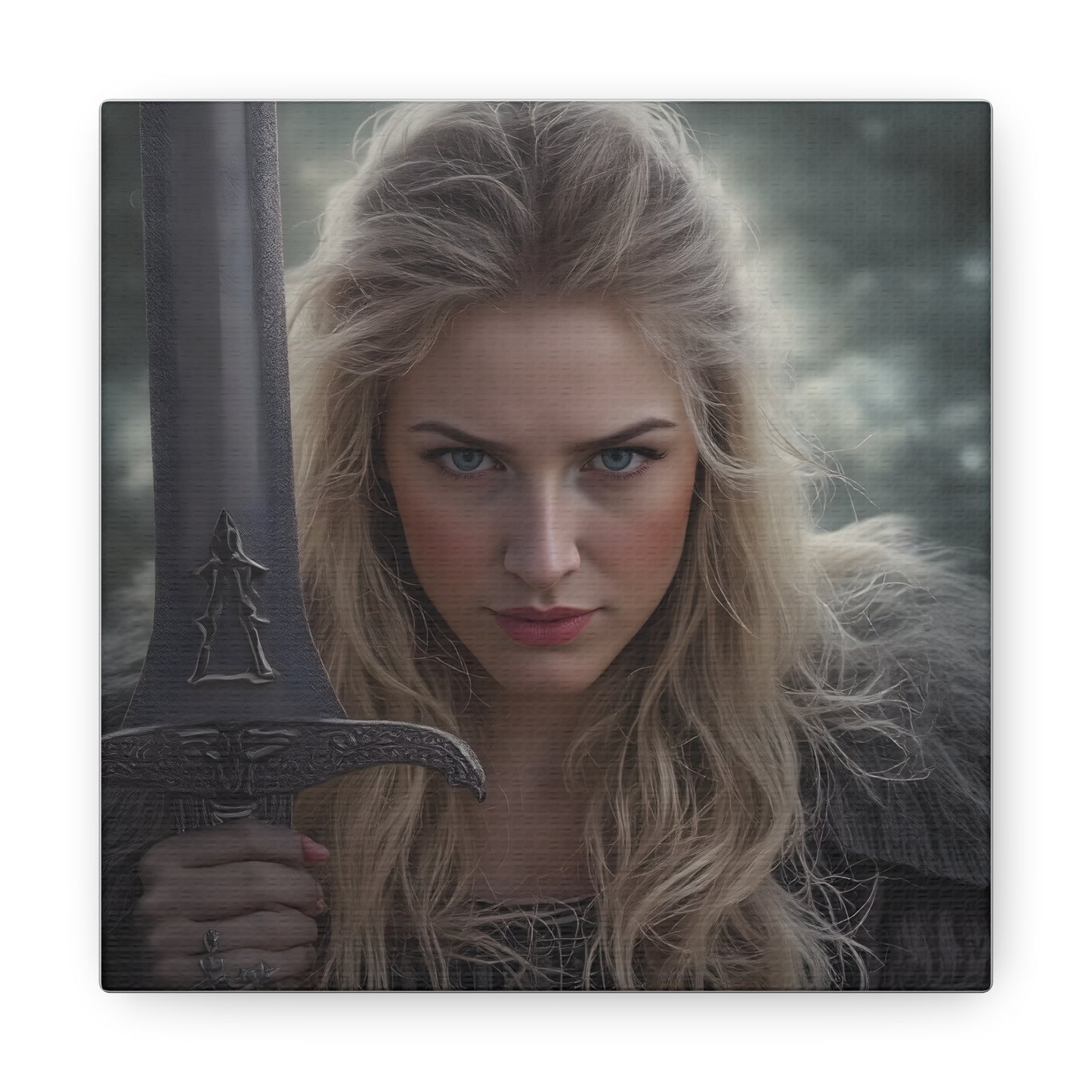 The Mighty Freydis Viking Warrior- Canvas Wall Art