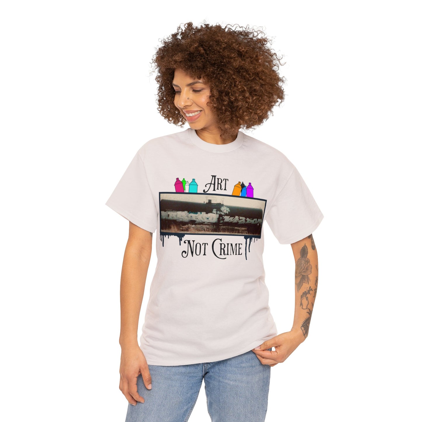 Art Not Crime- Casino and Wizdom Freight Train. Circa 2001 T-Shirt