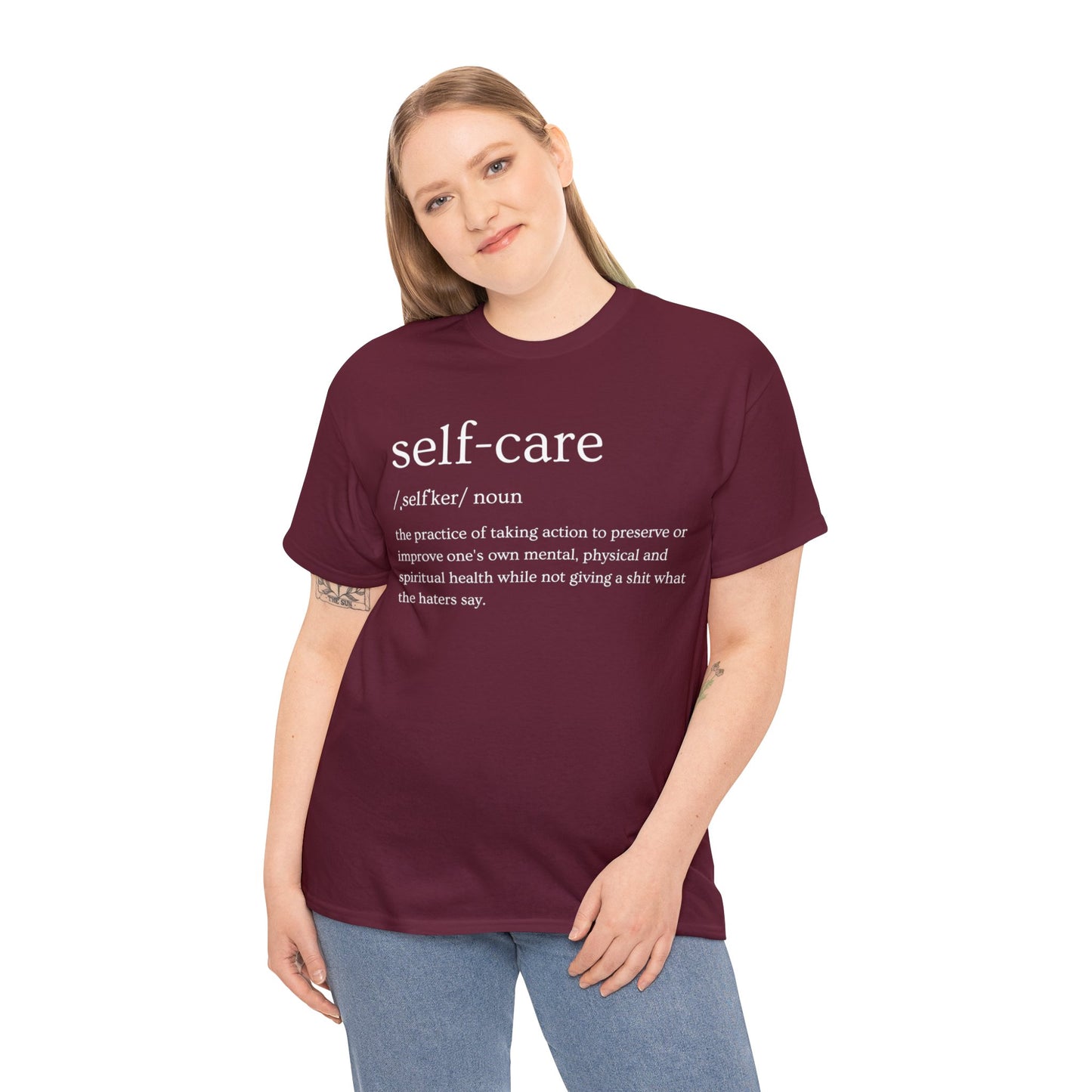 "Self Care" Definition- (Unisex Heavy Cotton Tee)