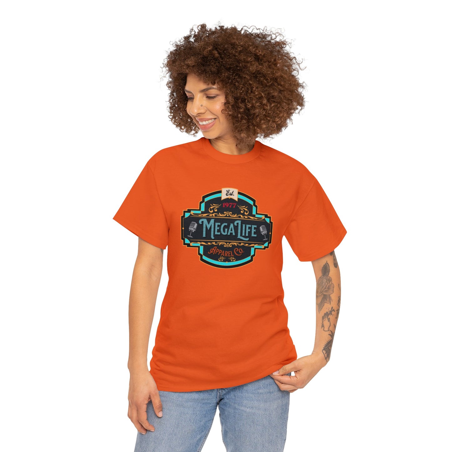 MegaLife- (Unisex Heavy Cotton Tee)