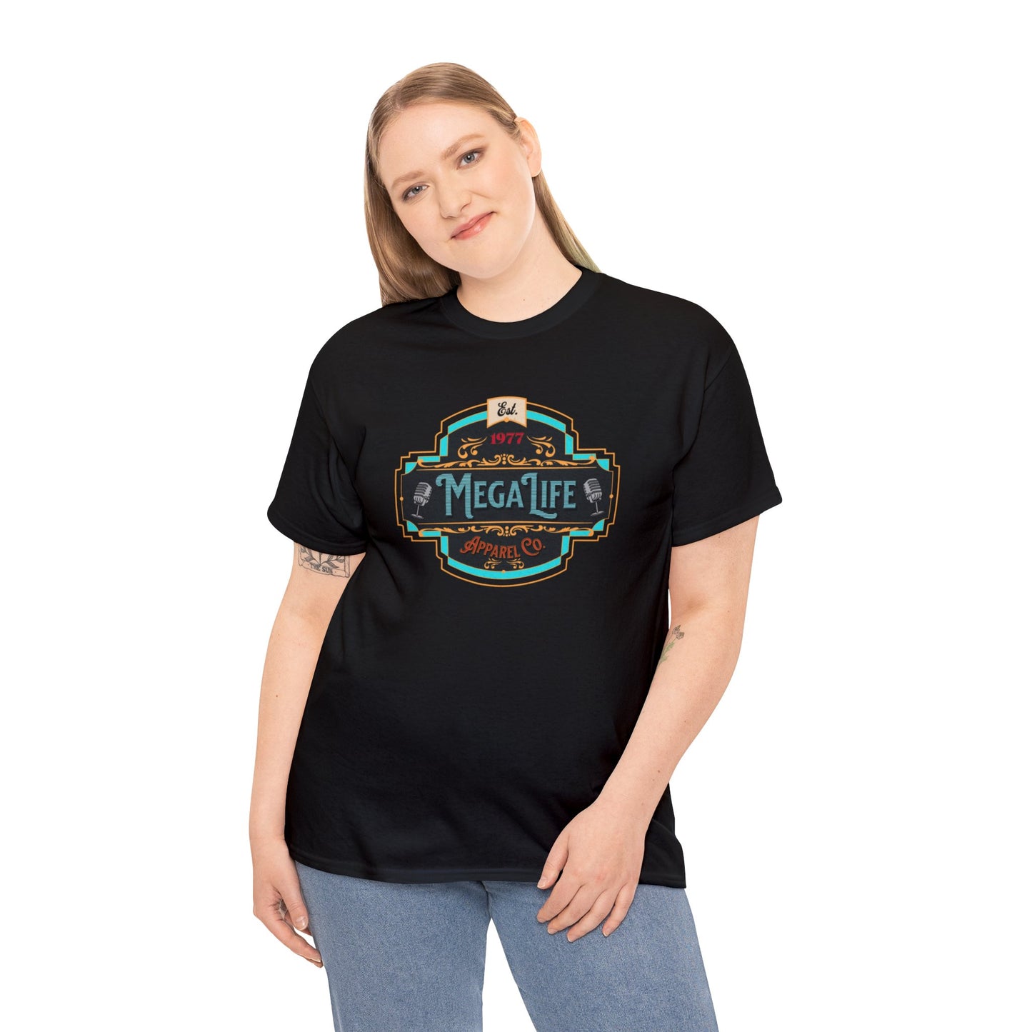 MegaLife- (Unisex Heavy Cotton Tee)