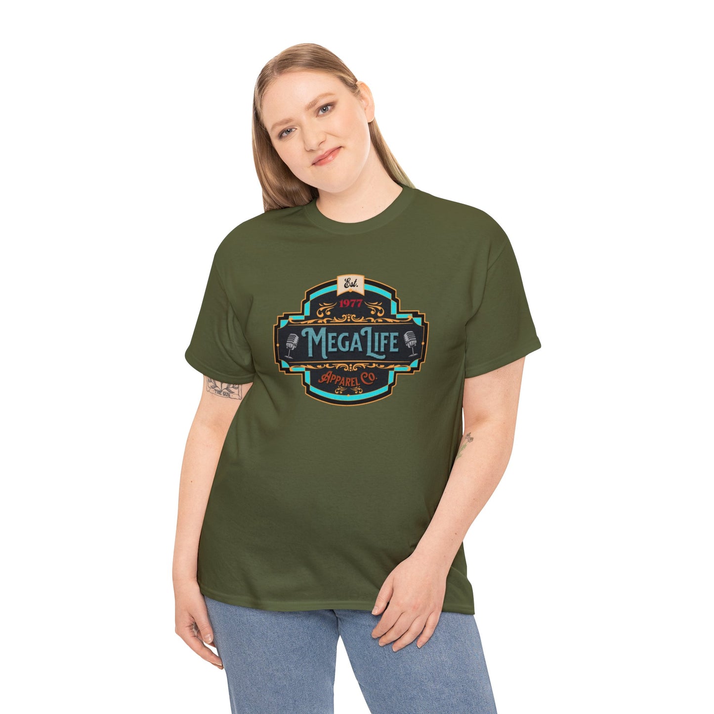 MegaLife- (Unisex Heavy Cotton Tee)
