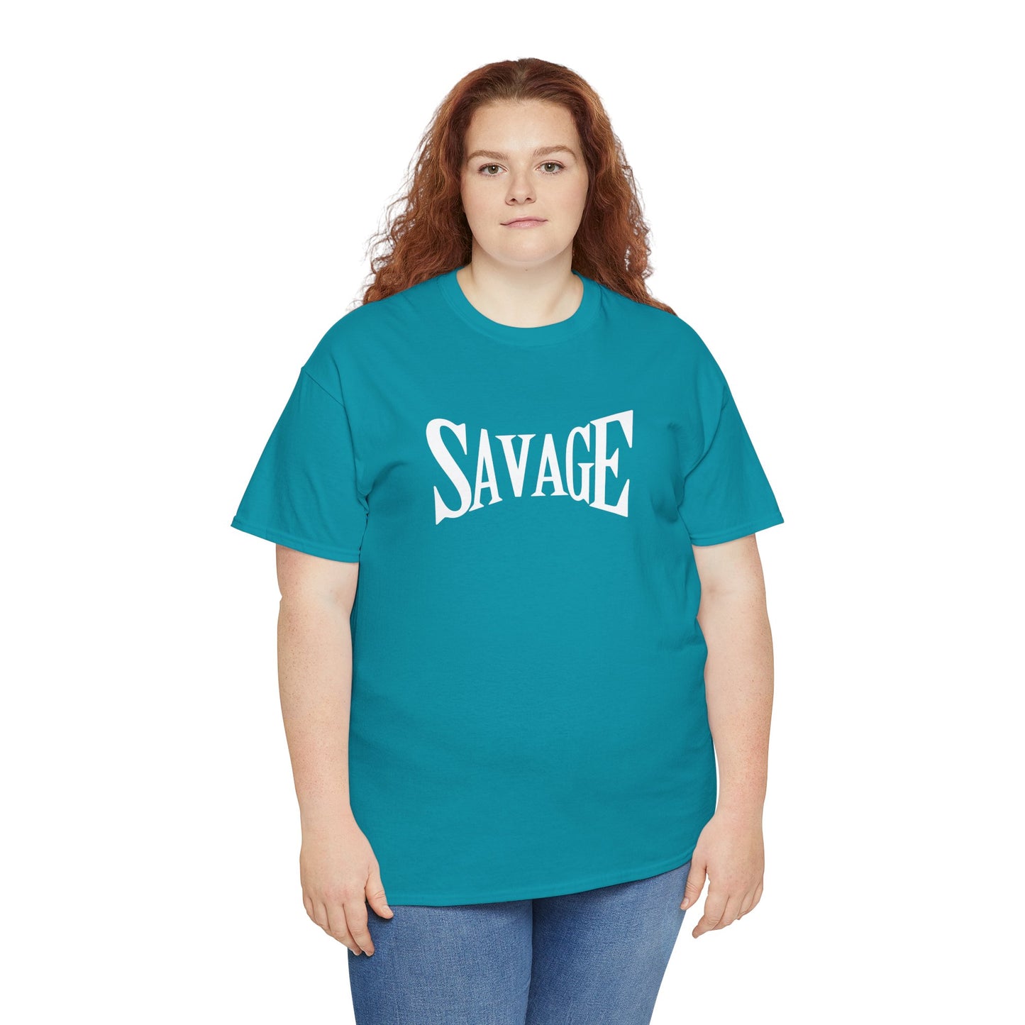 Savage- (Unisex Heavy Cotton Tee)