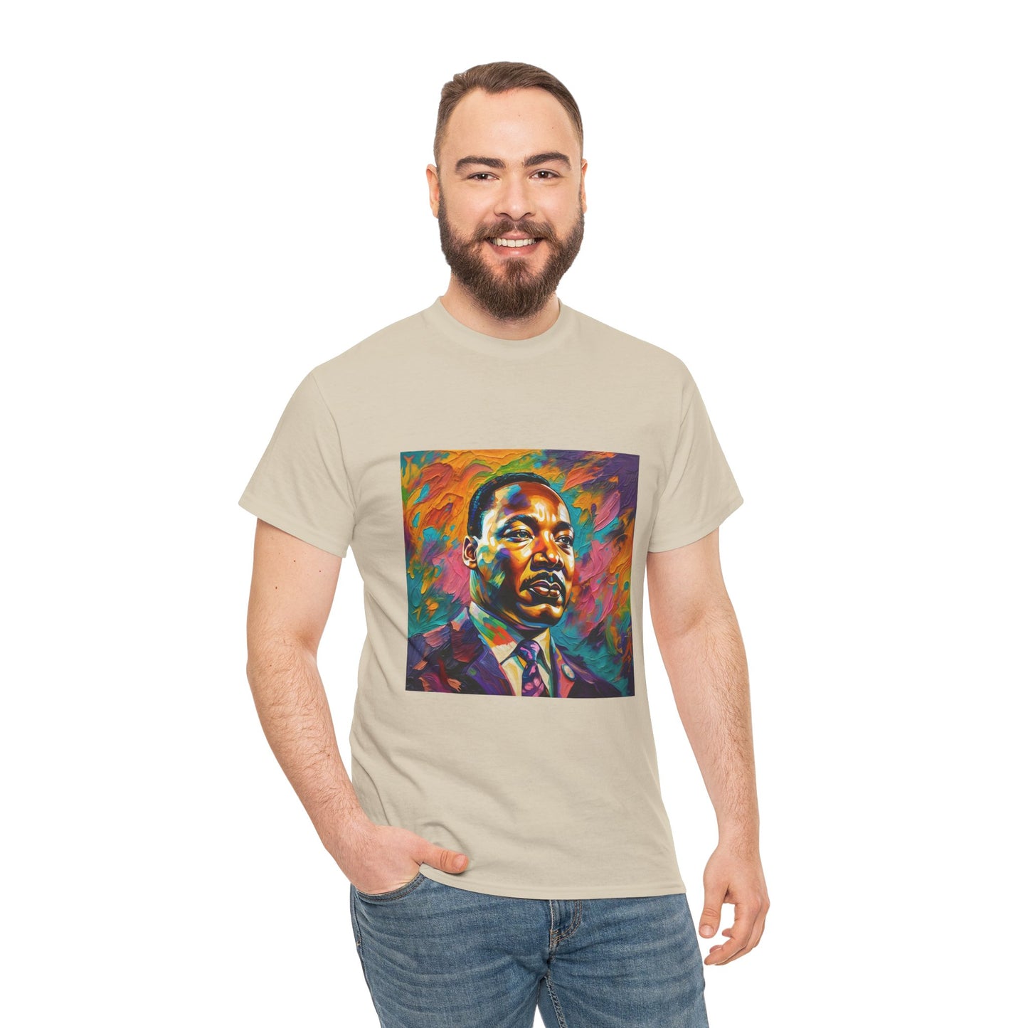 Martin Luther King Jr. (Unisex Heavy Cotton Tee)