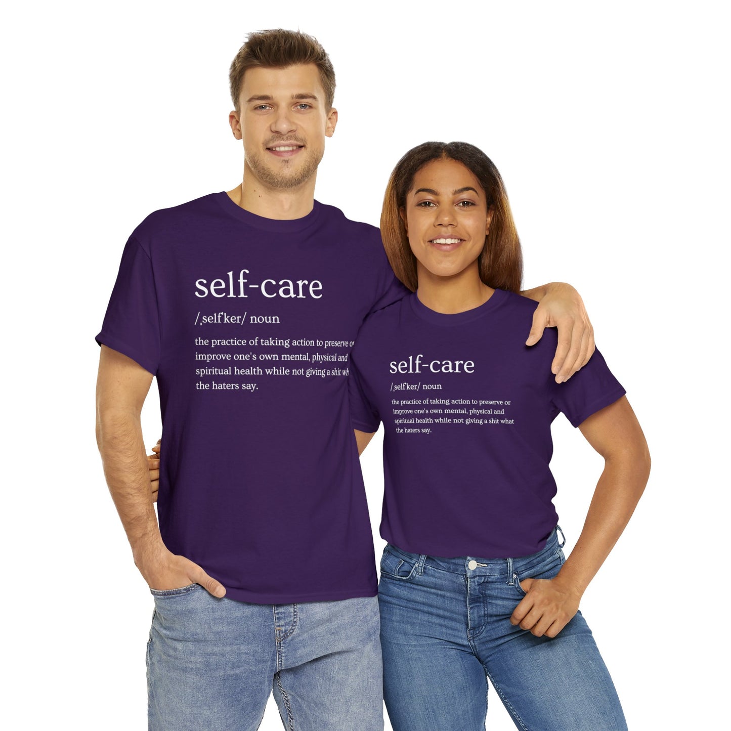 "Self Care" Definition- (Unisex Heavy Cotton Tee)