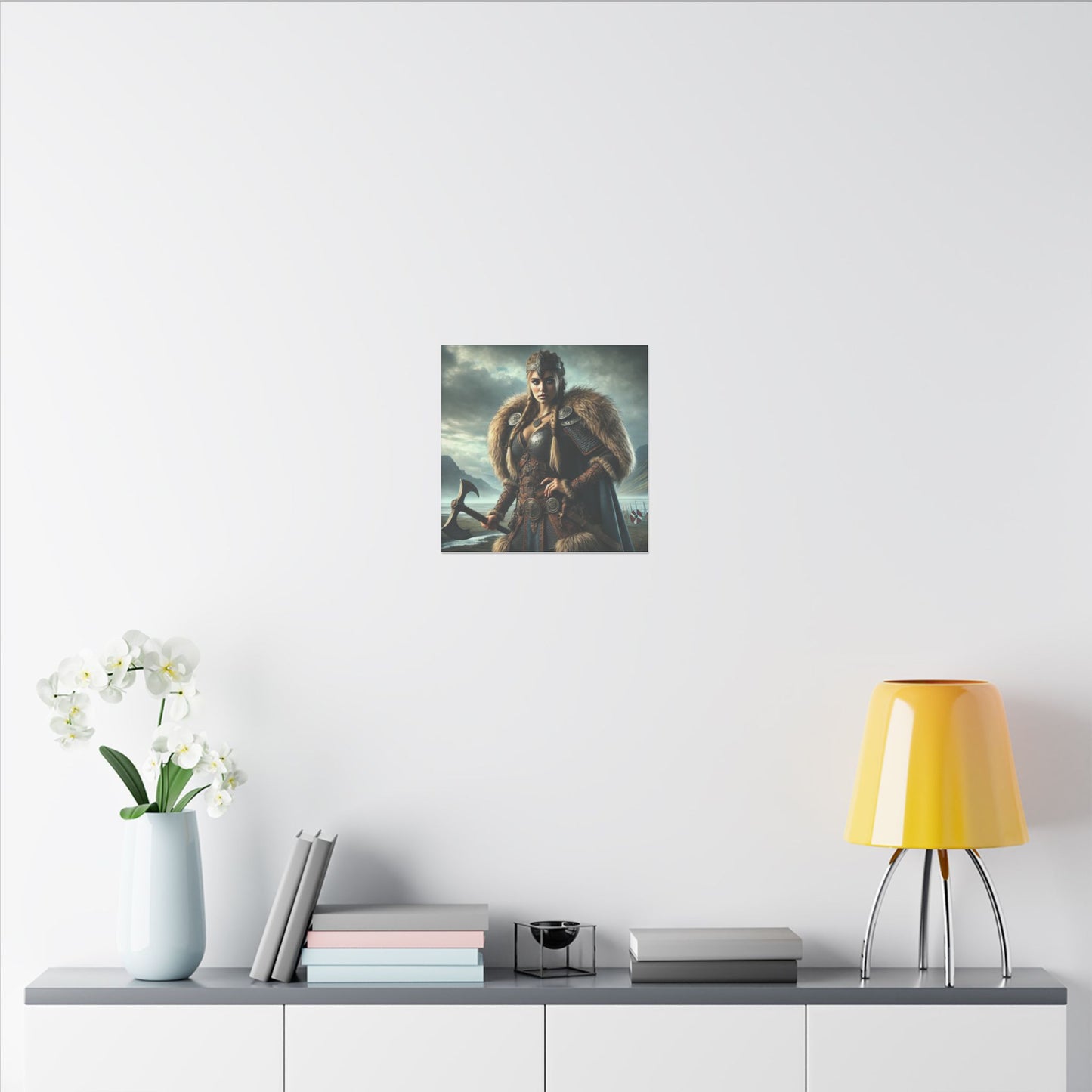 Canvas Print - Freydis on The Battlefield