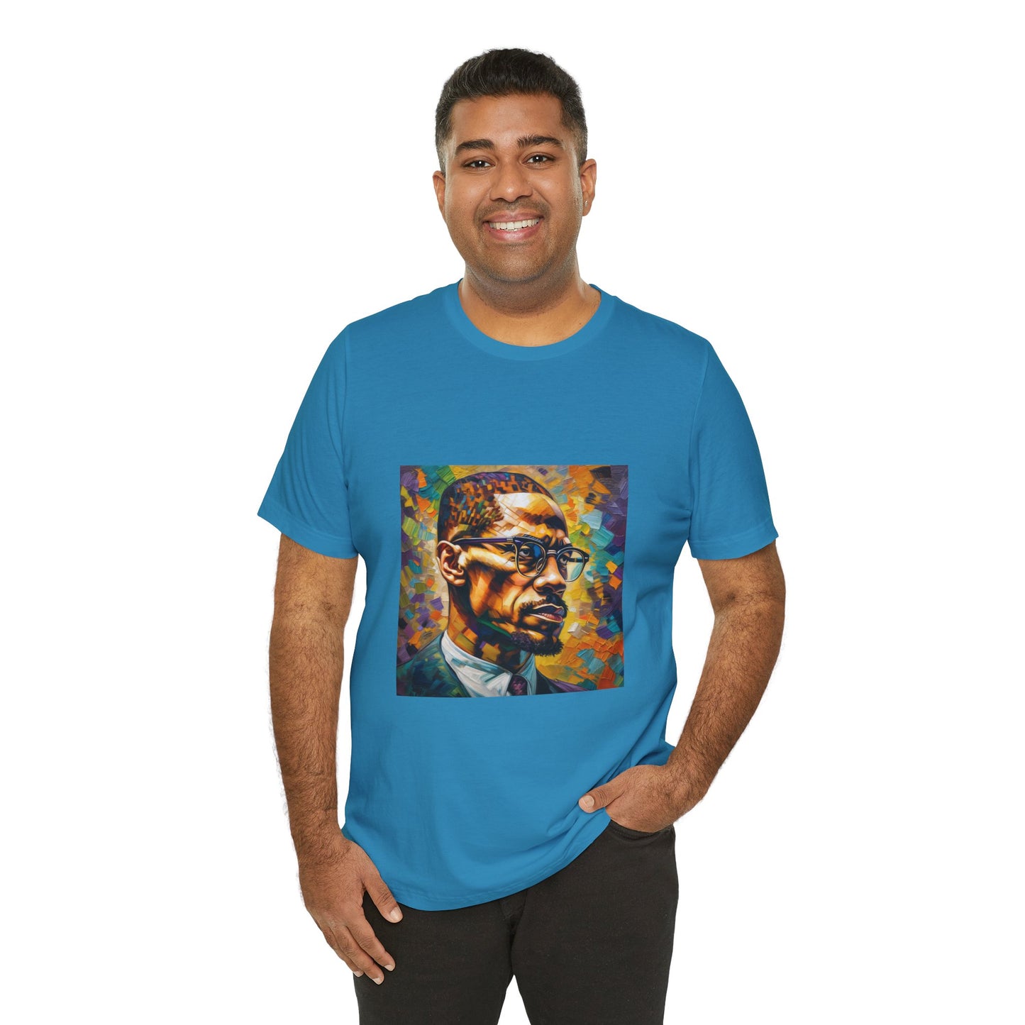 “Malcom X” (Unisex Jersey Short Sleeve Tee)