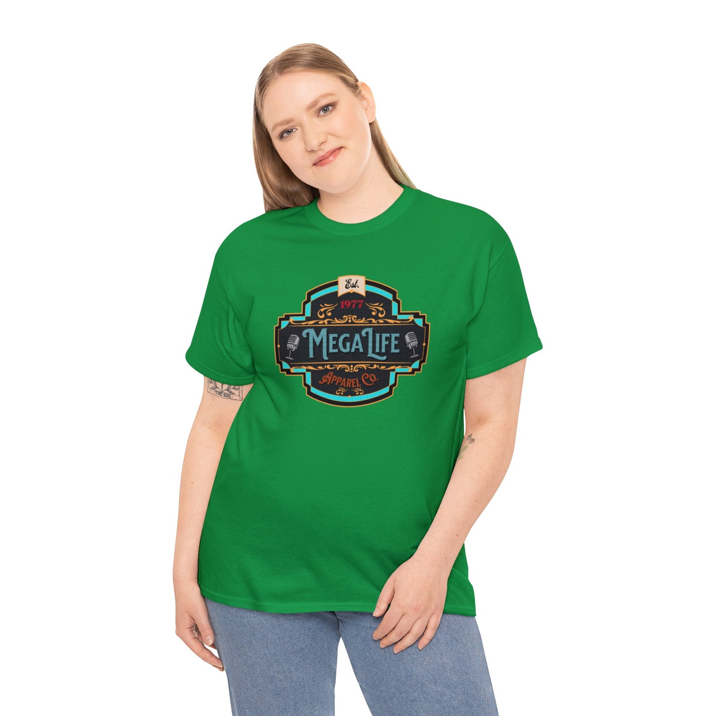 MegaLife- (Unisex Heavy Cotton Tee)