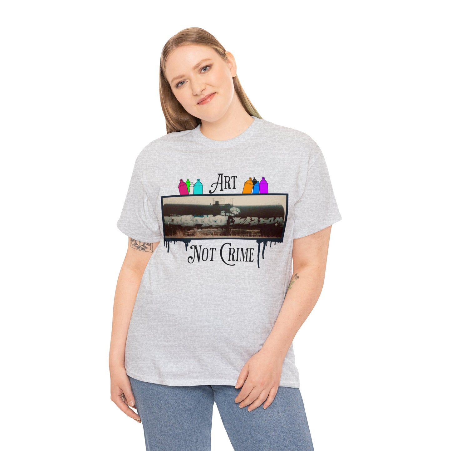 Art Not Crime- Casino and Wizdom Freight Train. Circa 2001 T-Shirt
