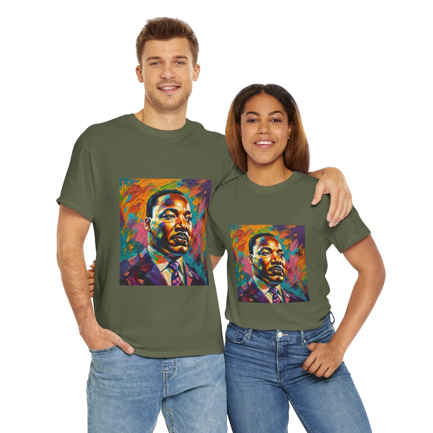 Martin Luther King Jr. (Unisex Heavy Cotton Tee)