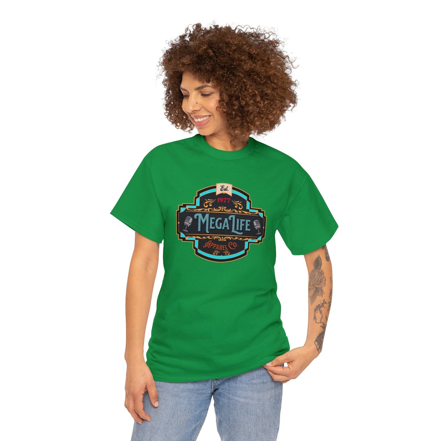 MegaLife- (Unisex Heavy Cotton Tee)