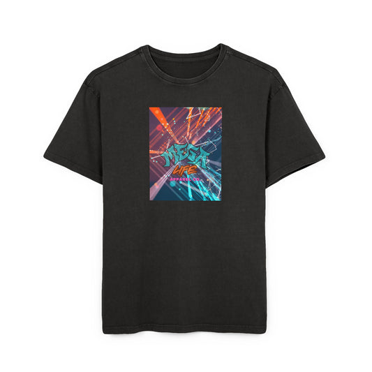 MegaLife- Men's Acid Washed Oversized Graphic Tee