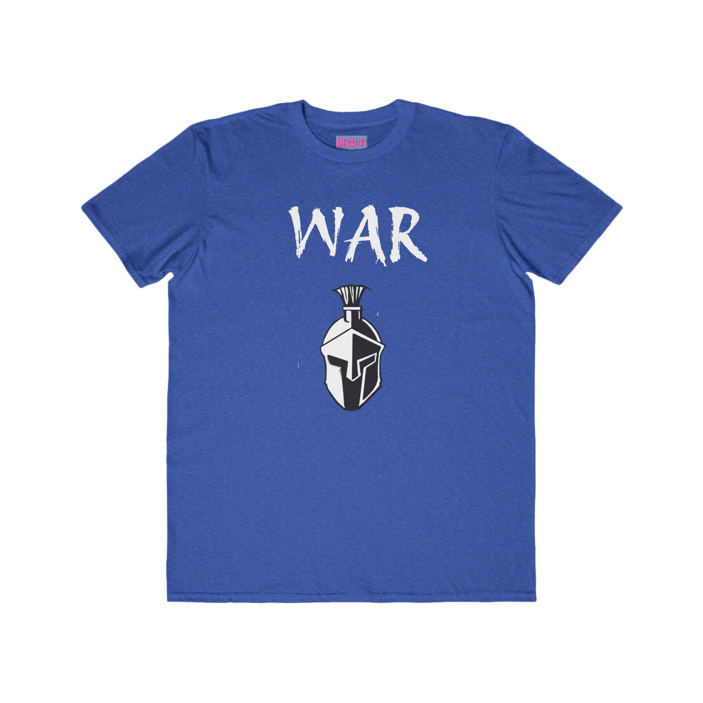 Men's Tee - War- With Spartan Helmet