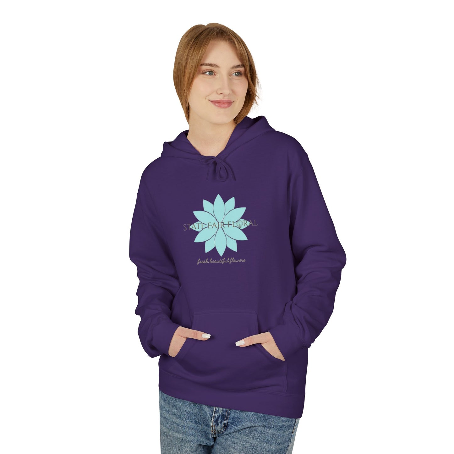 State Fair Floral Hoodie - "Are You Smellin What We’re Sellin?" Unisex Midweight Fleece