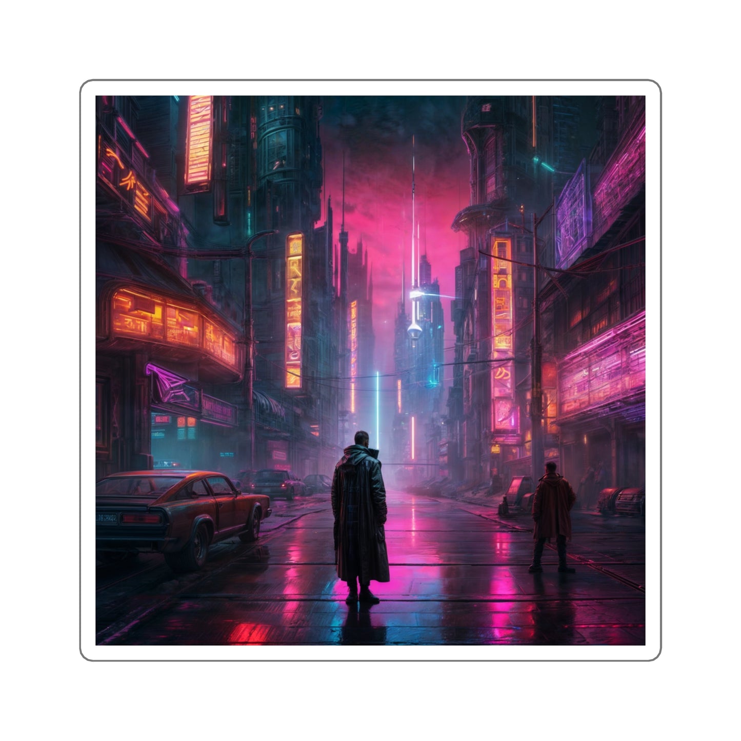 Square Stickers - The Streets Are Callin