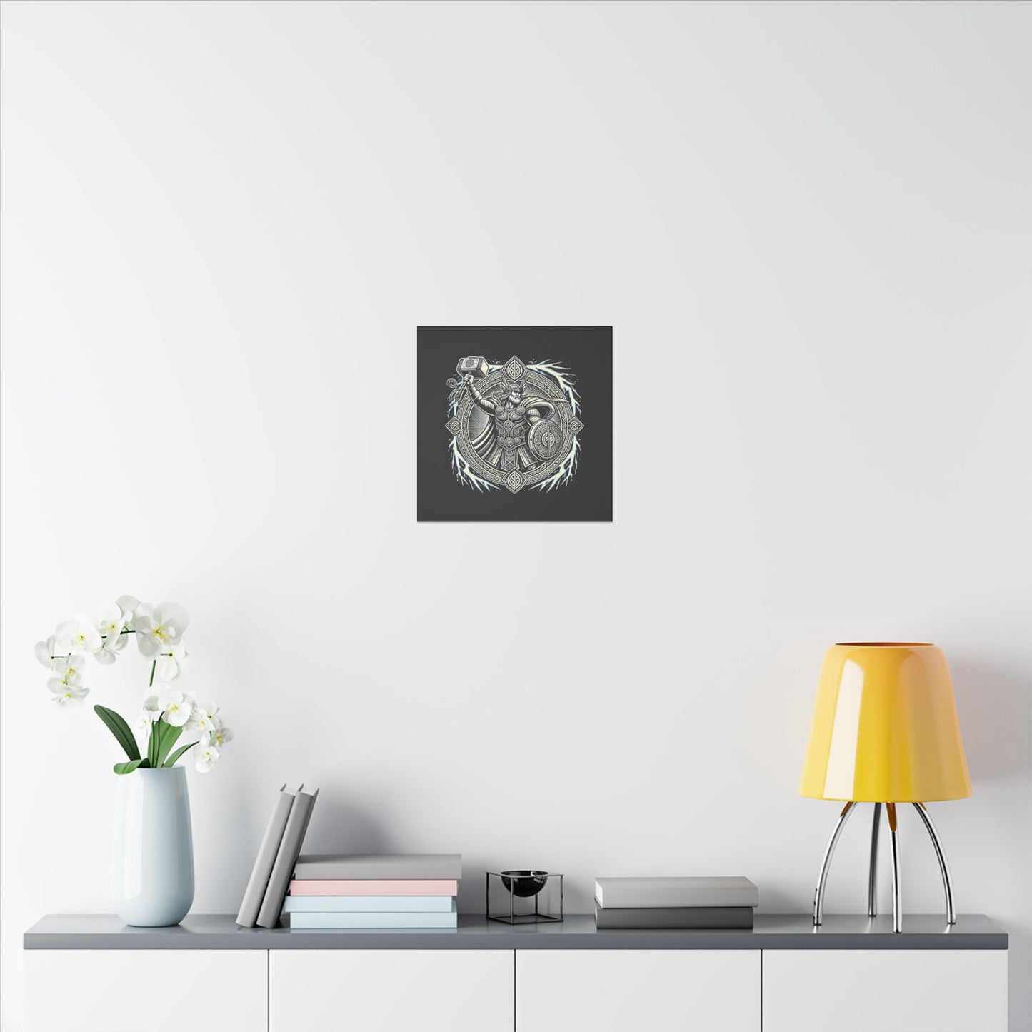 Canvas Print - Thor and His Hammer, We Don't Fear The Storm, We Are The Storm
