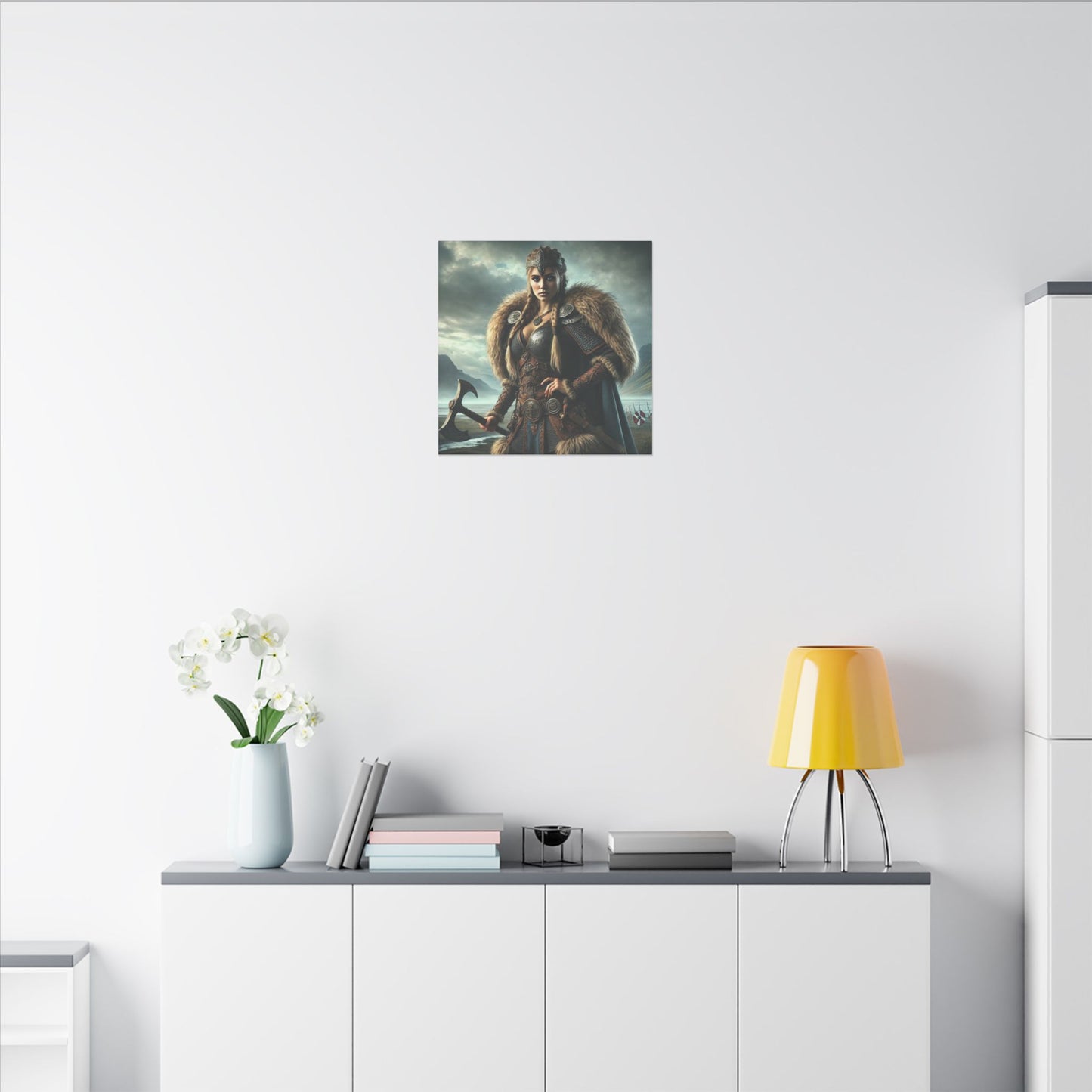 Canvas Print - Freydis on The Battlefield