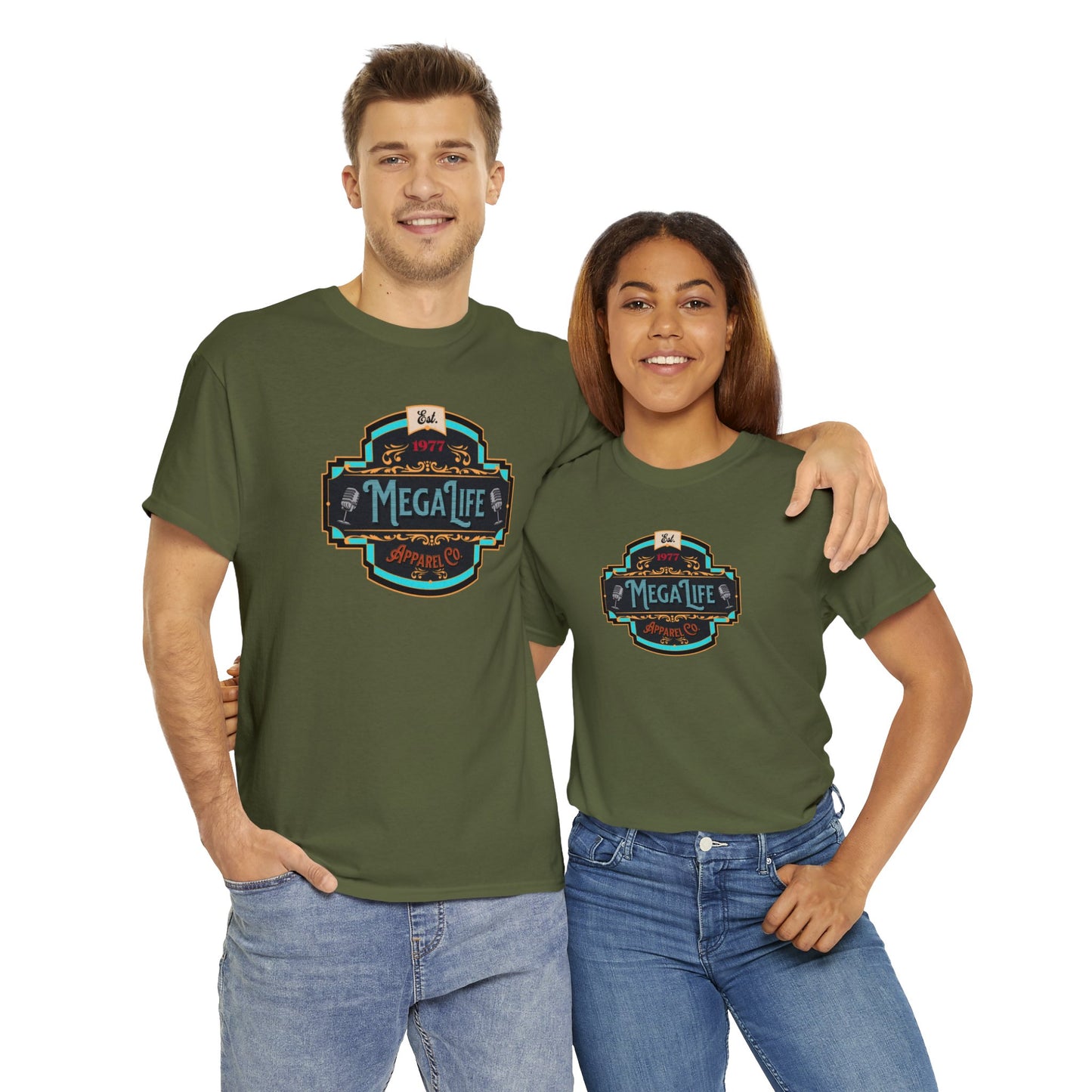 MegaLife- (Unisex Heavy Cotton Tee)