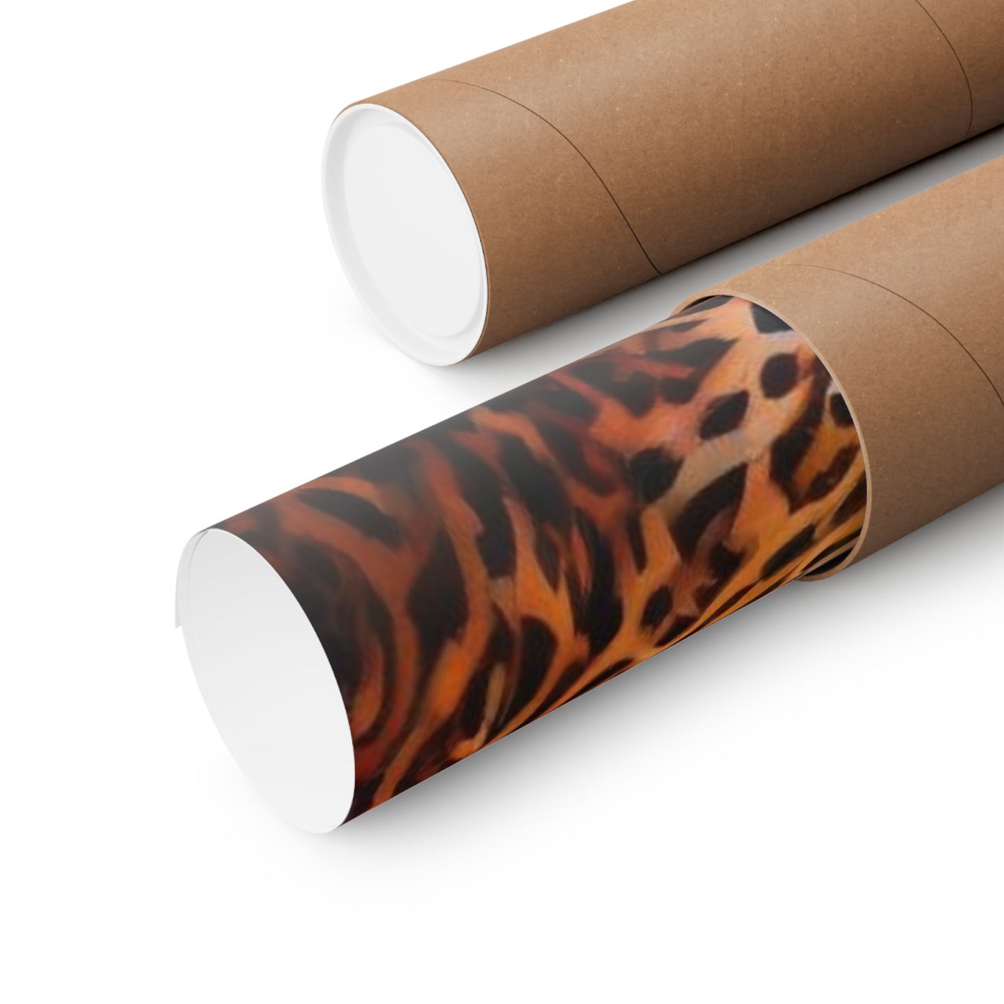 Vertical Posters - Ai Girl with Cheetah Print