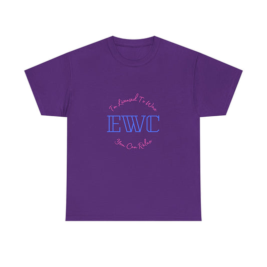 I'm Licensed To Wax, You Can Relax- Unisex Heavy Cotton Tee
