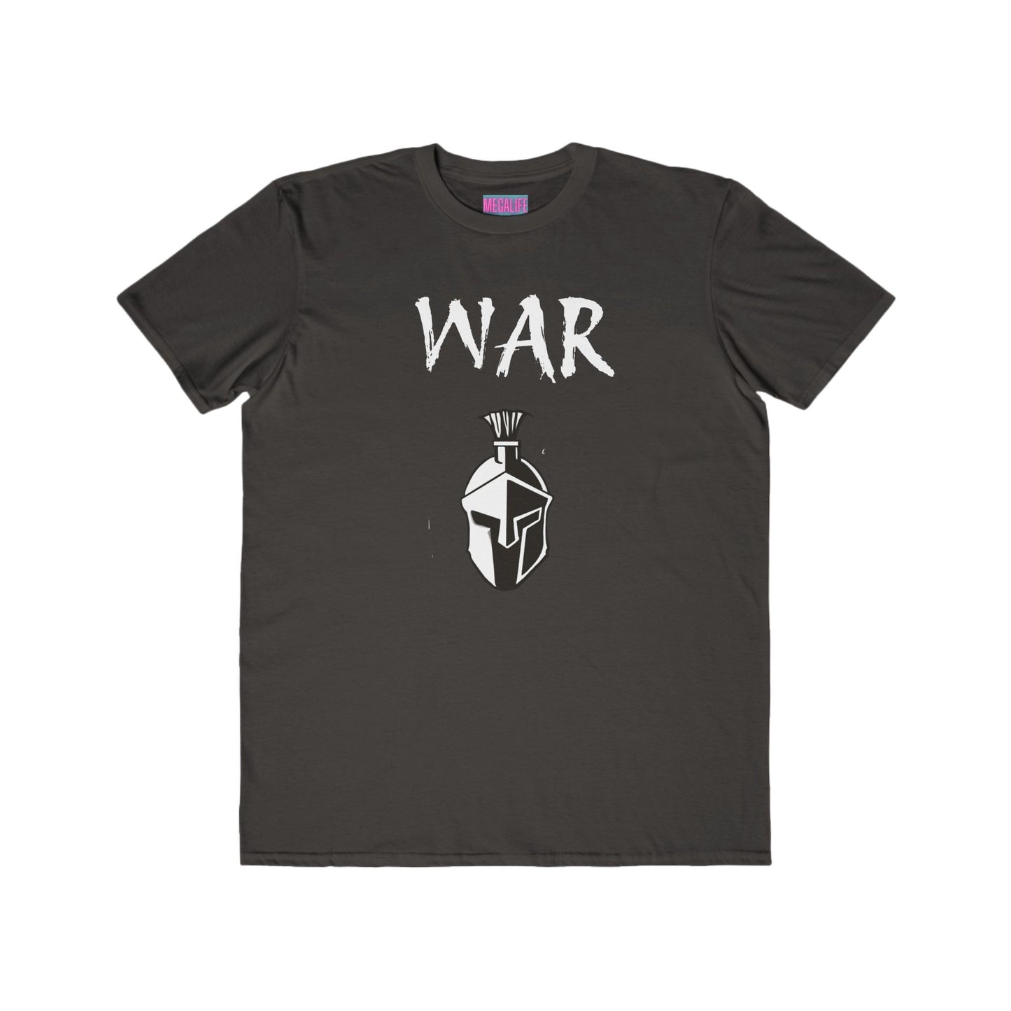 Men's Tee - War- With Spartan Helmet
