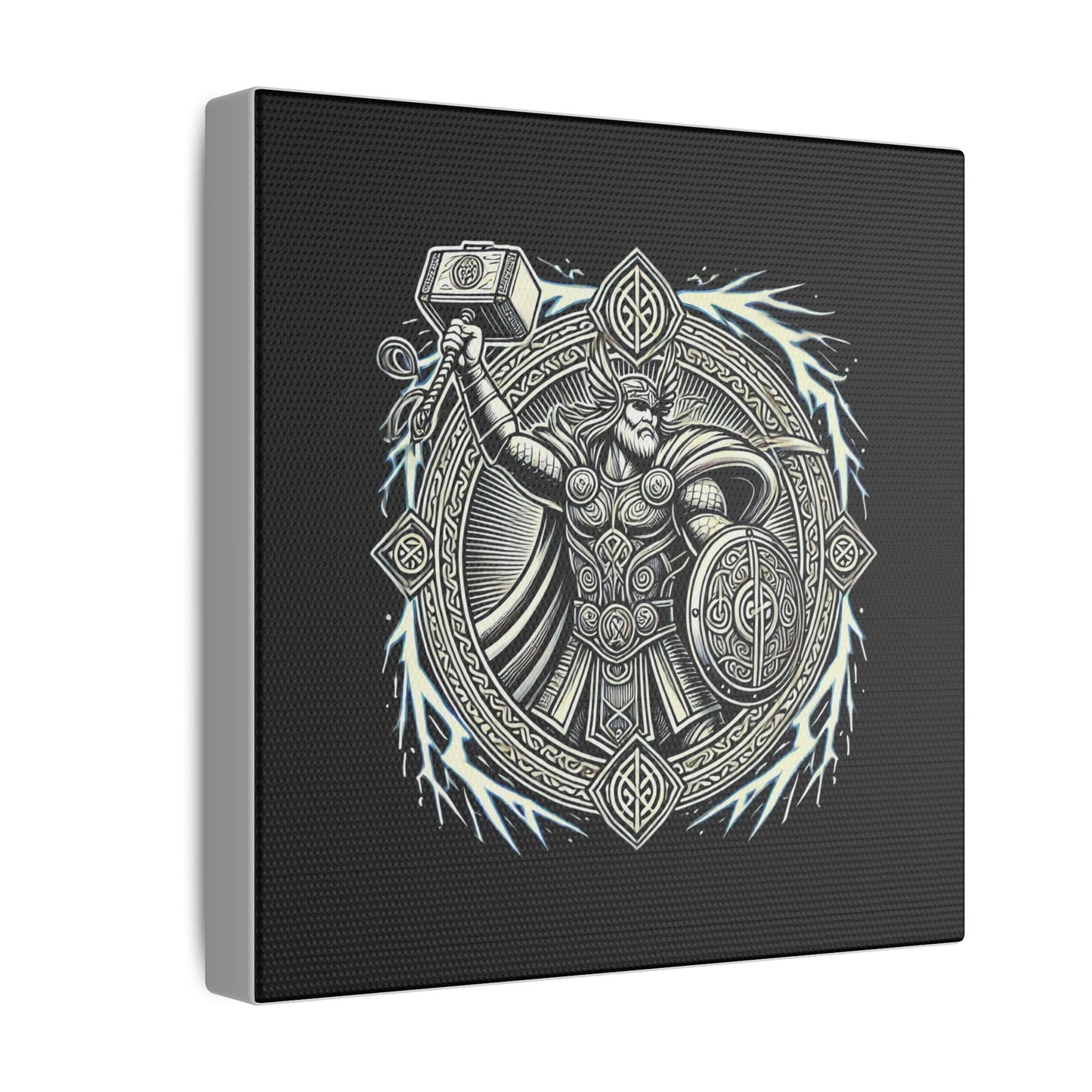 Canvas Print - Thor and His Hammer, We Don't Fear The Storm, We Are The Storm
