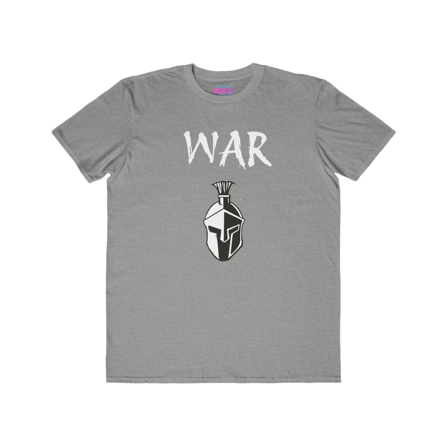 Men's Tee - War- With Spartan Helmet