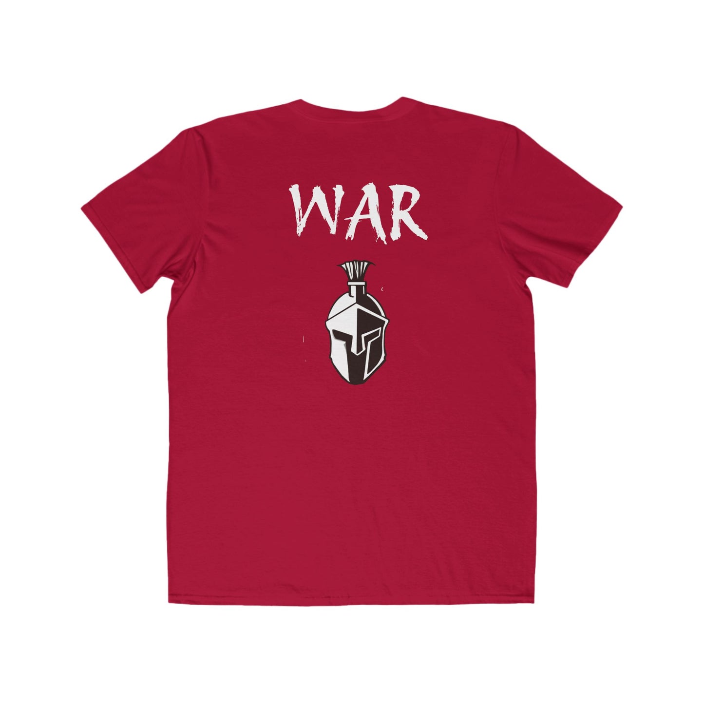 Men's Tee - War- With Spartan Helmet